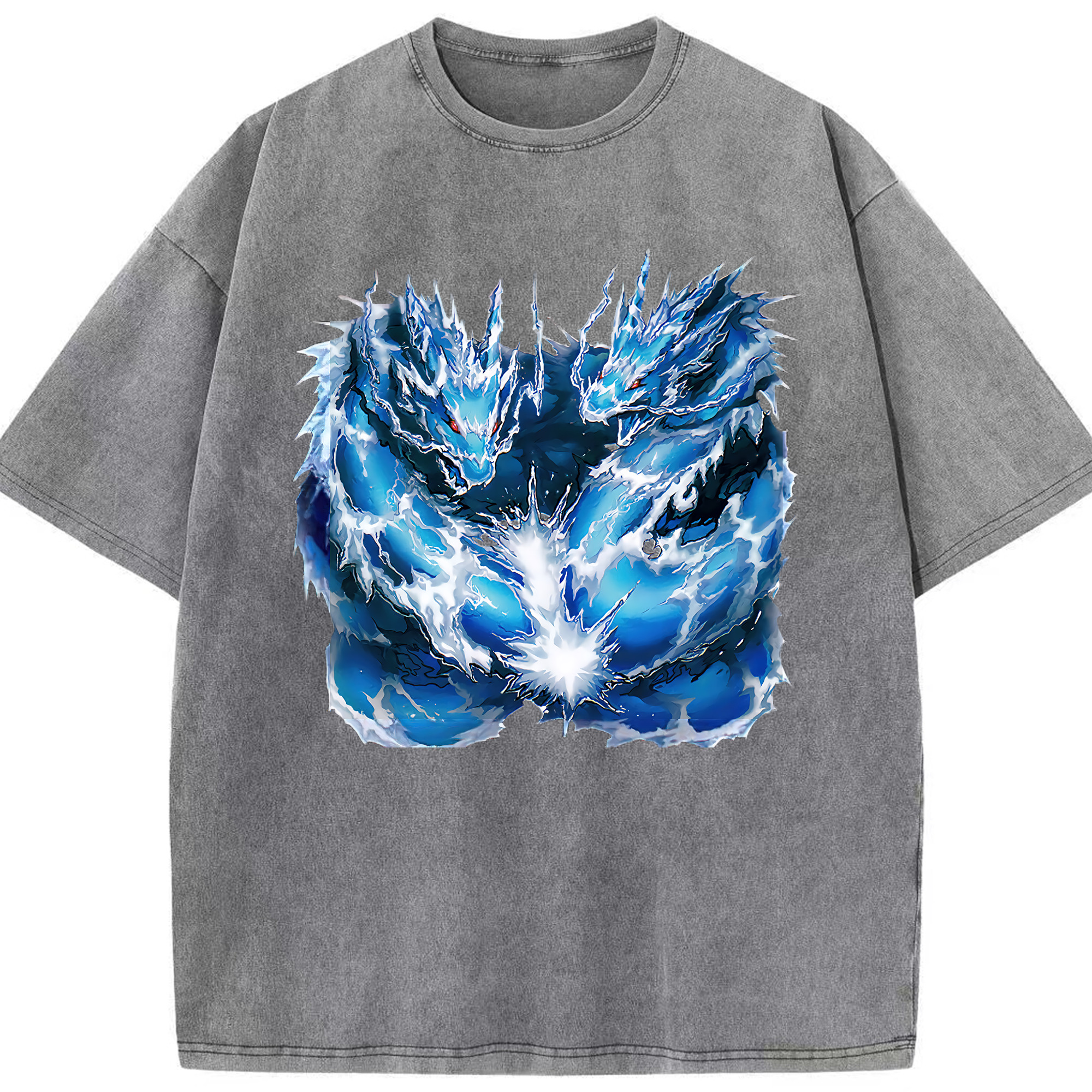 （画像用） 遊☆戯☆王 Yu-Gi-Oh! 綿100% ヴィンテージ風 半袖Tシャツ（フロントプリント）