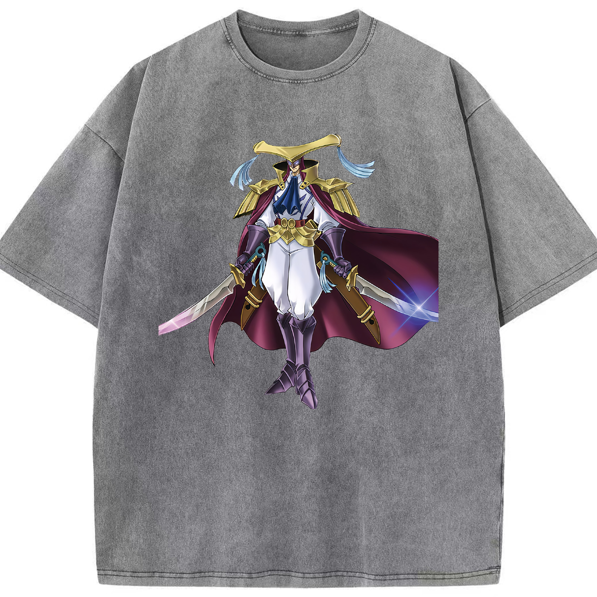 （画像用） 遊☆戯☆王 Yu-Gi-Oh! 綿100% ヴィンテージ風 半袖Tシャツ（フロントプリント）