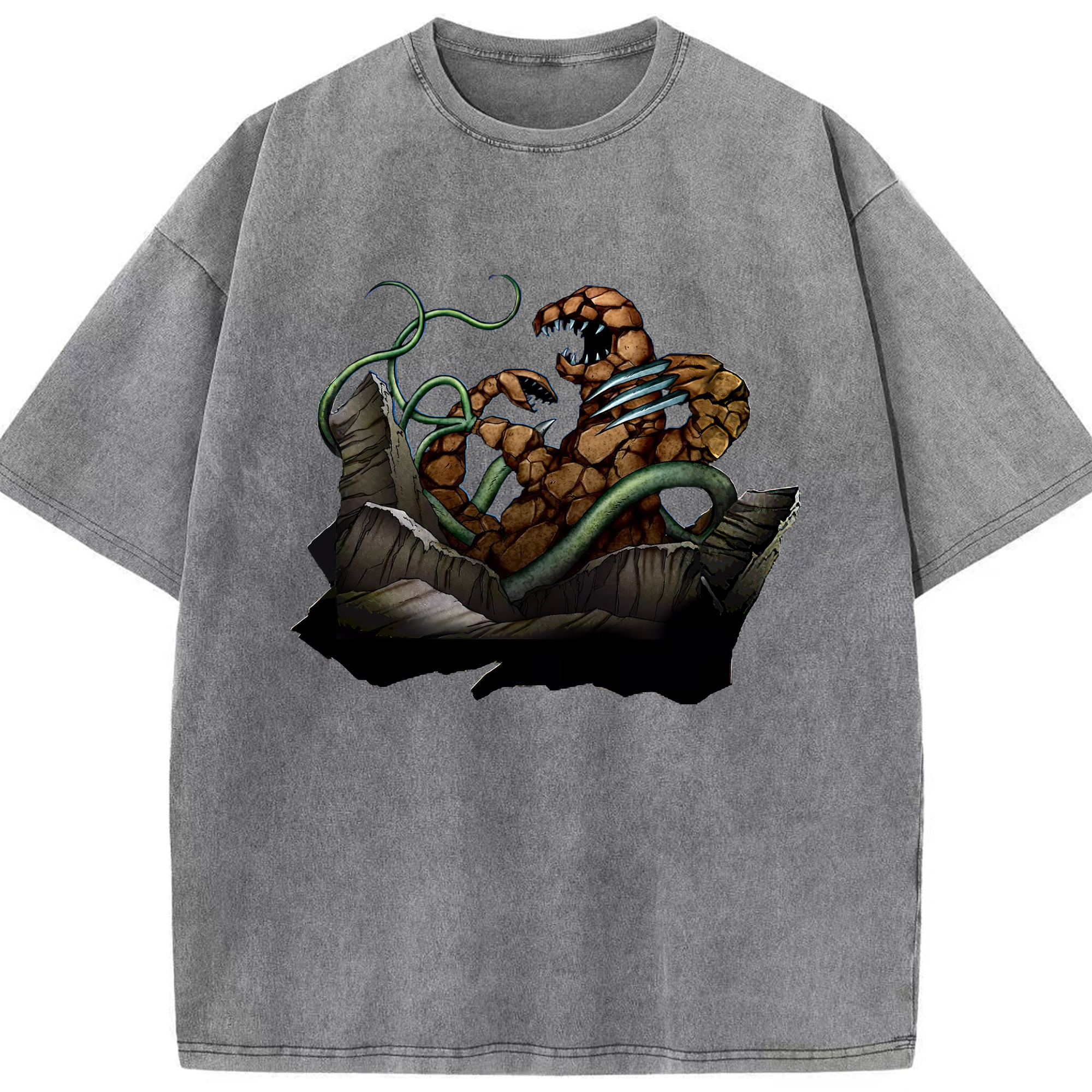 （画像用） 遊☆戯☆王 Yu-Gi-Oh! 綿100% ヴィンテージ風 半袖Tシャツ（フロントプリント）