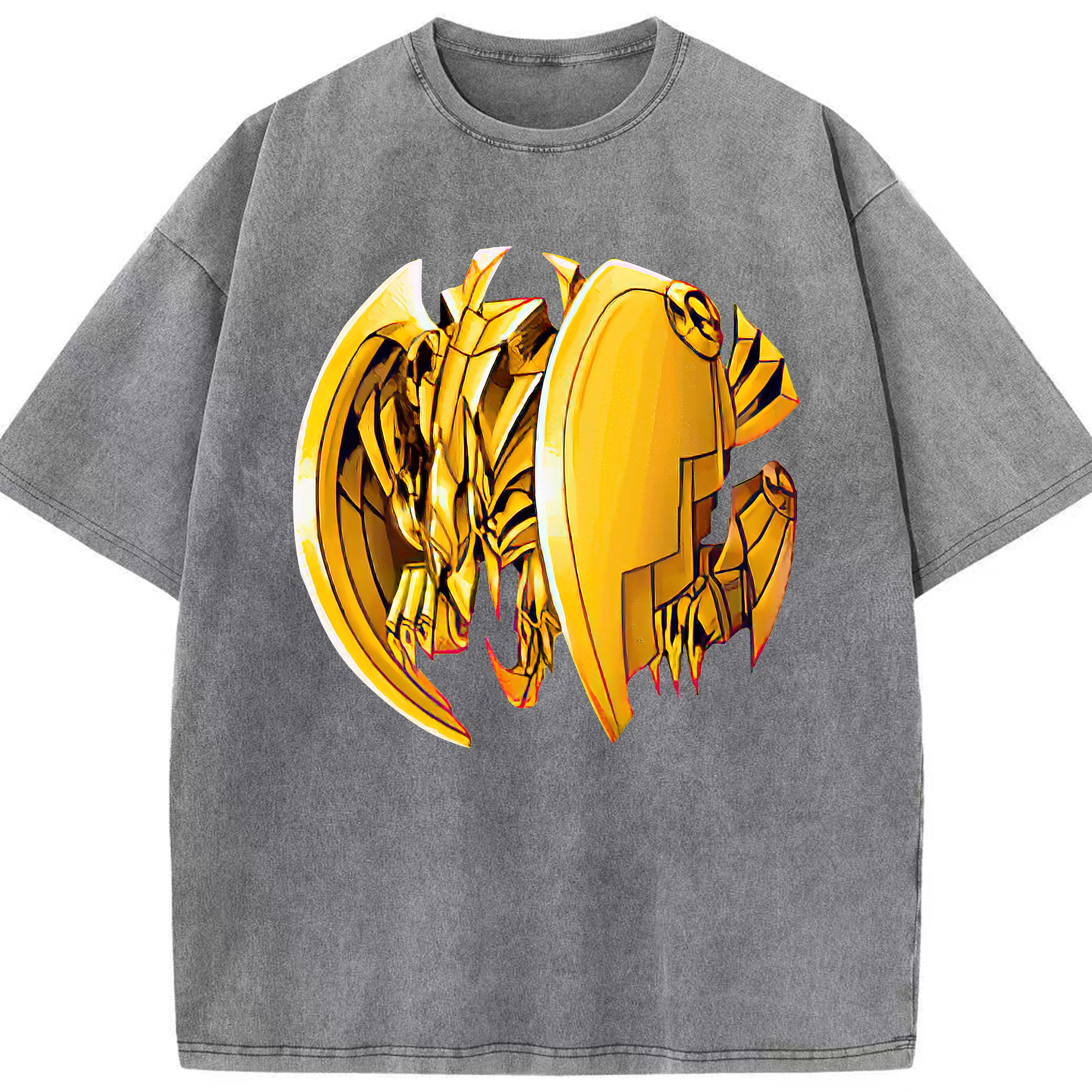 （画像用） 遊☆戯☆王 Yu-Gi-Oh! 綿100% ヴィンテージ風 半袖Tシャツ（フロントプリント）