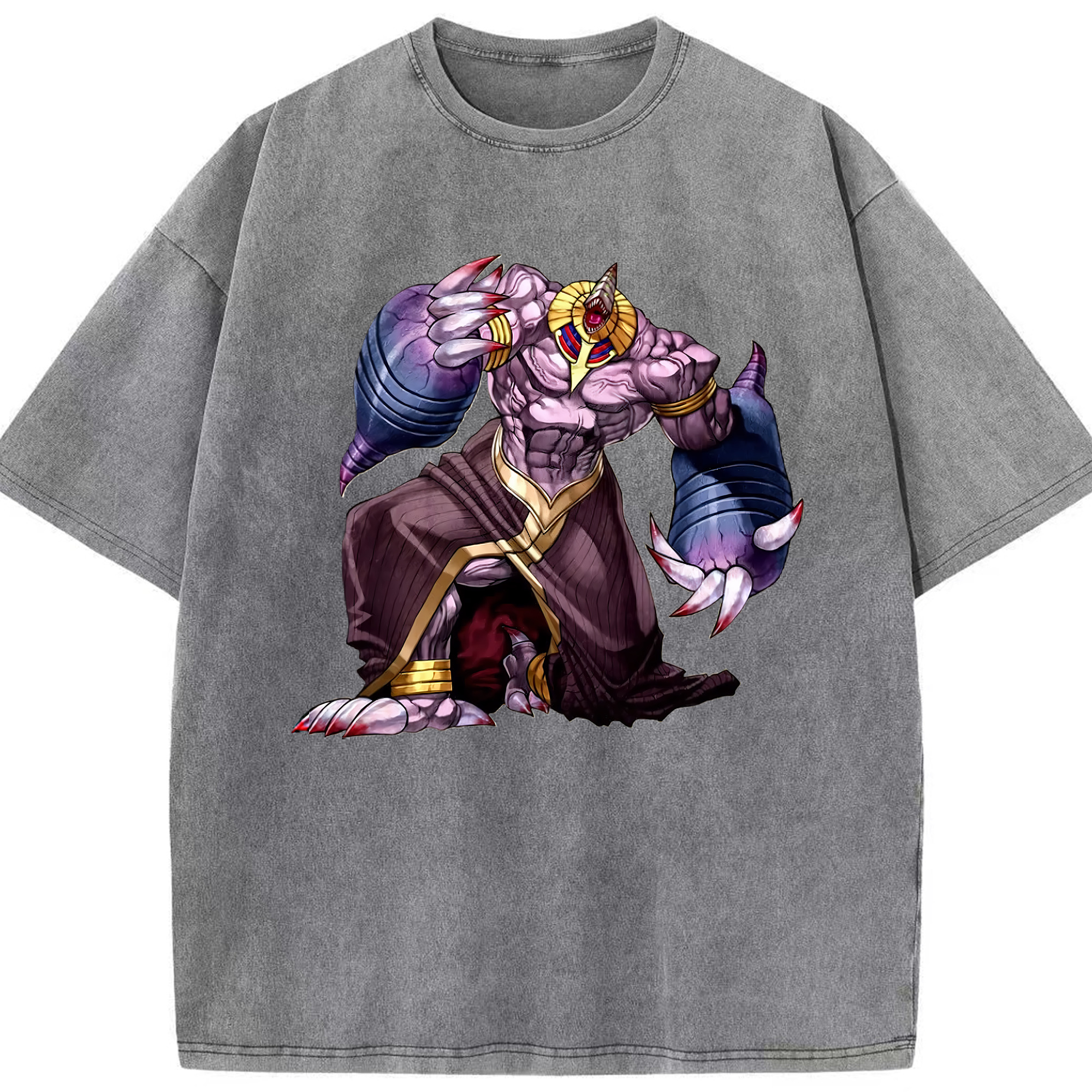 （画像用） 遊☆戯☆王 Yu-Gi-Oh! 綿100% ヴィンテージ風 半袖Tシャツ（フロントプリント）
