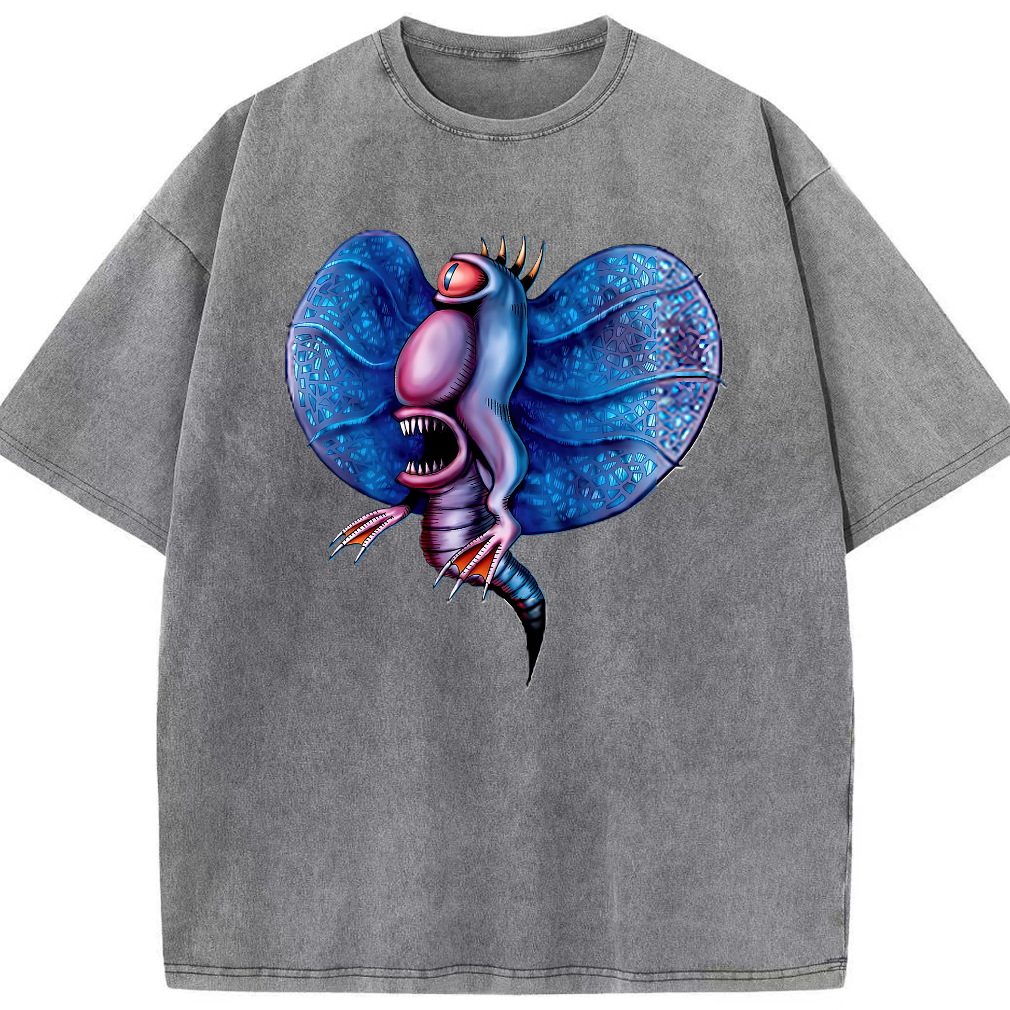 （画像用） 遊☆戯☆王 Yu-Gi-Oh! 綿100% ヴィンテージ風 半袖Tシャツ（フロントプリント）