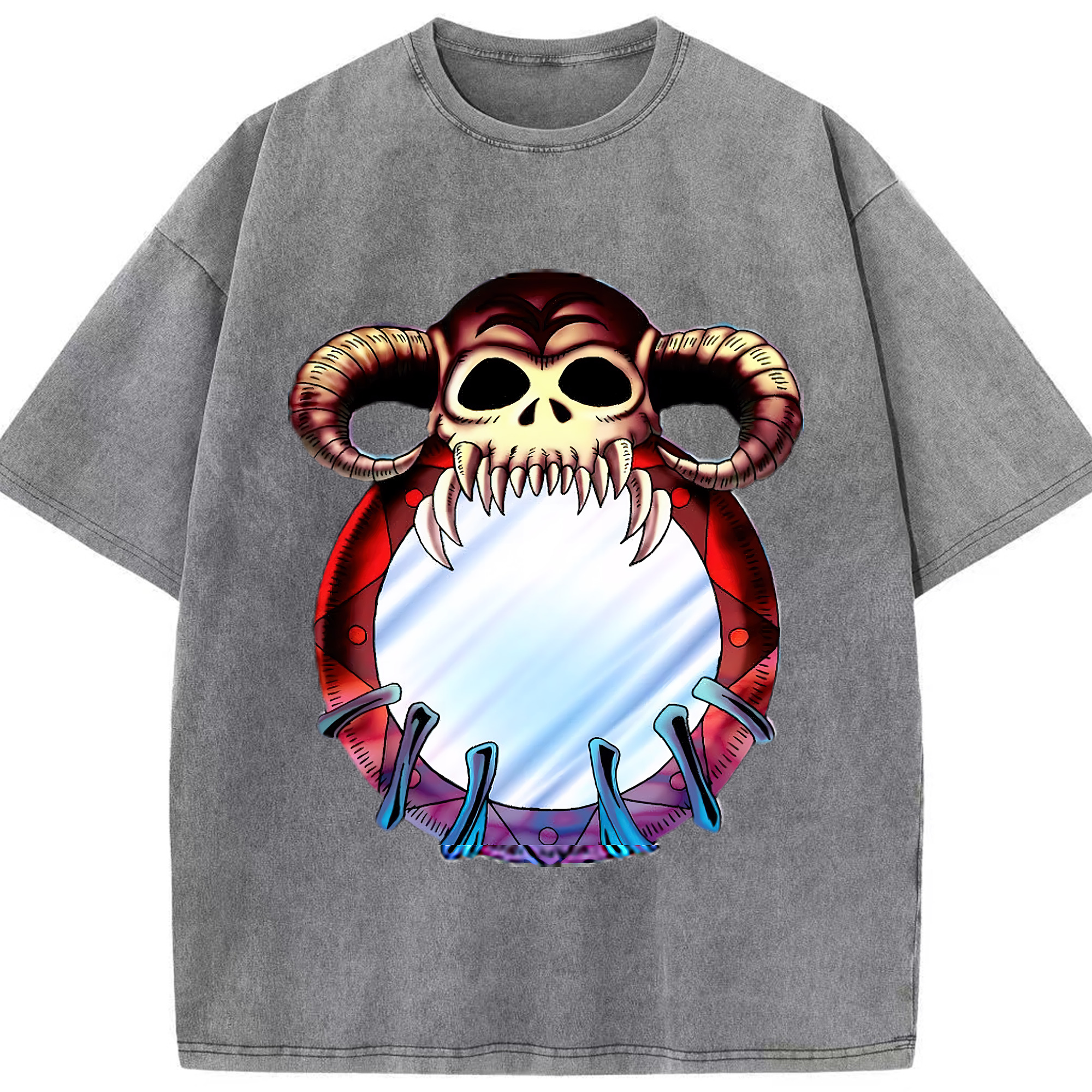（画像用） 遊☆戯☆王 Yu-Gi-Oh! 綿100% ヴィンテージ風 半袖Tシャツ（フロントプリント）