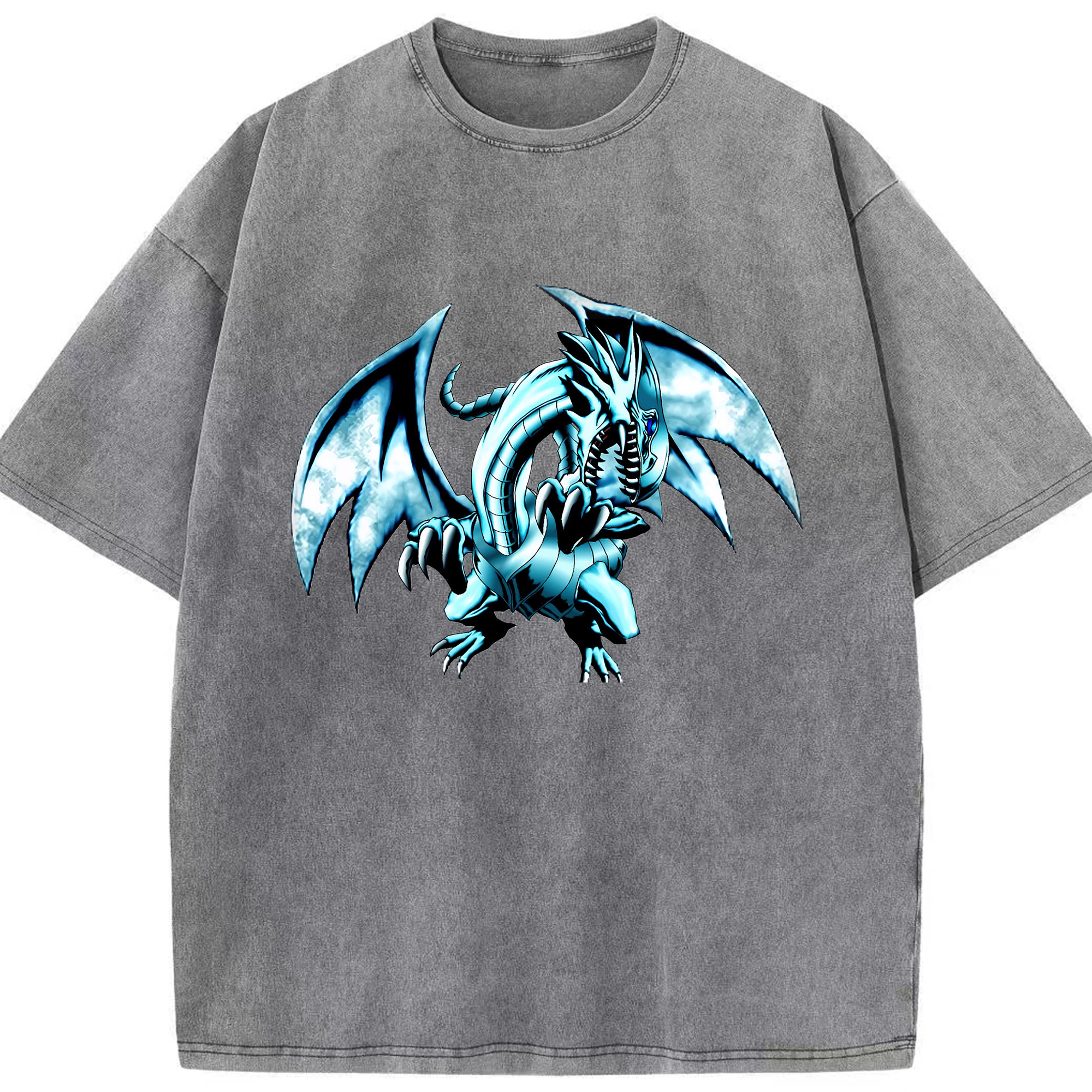 （画像用） 遊☆戯☆王 Yu-Gi-Oh! 綿100% ヴィンテージ風 半袖Tシャツ（フロントプリント）