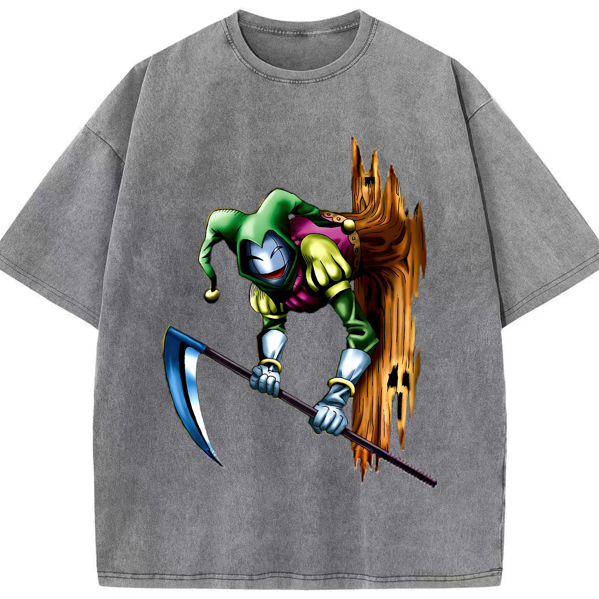 （画像用） 遊☆戯☆王 Yu-Gi-Oh! 綿100% ヴィンテージ風 半袖Tシャツ（フロントプリント）