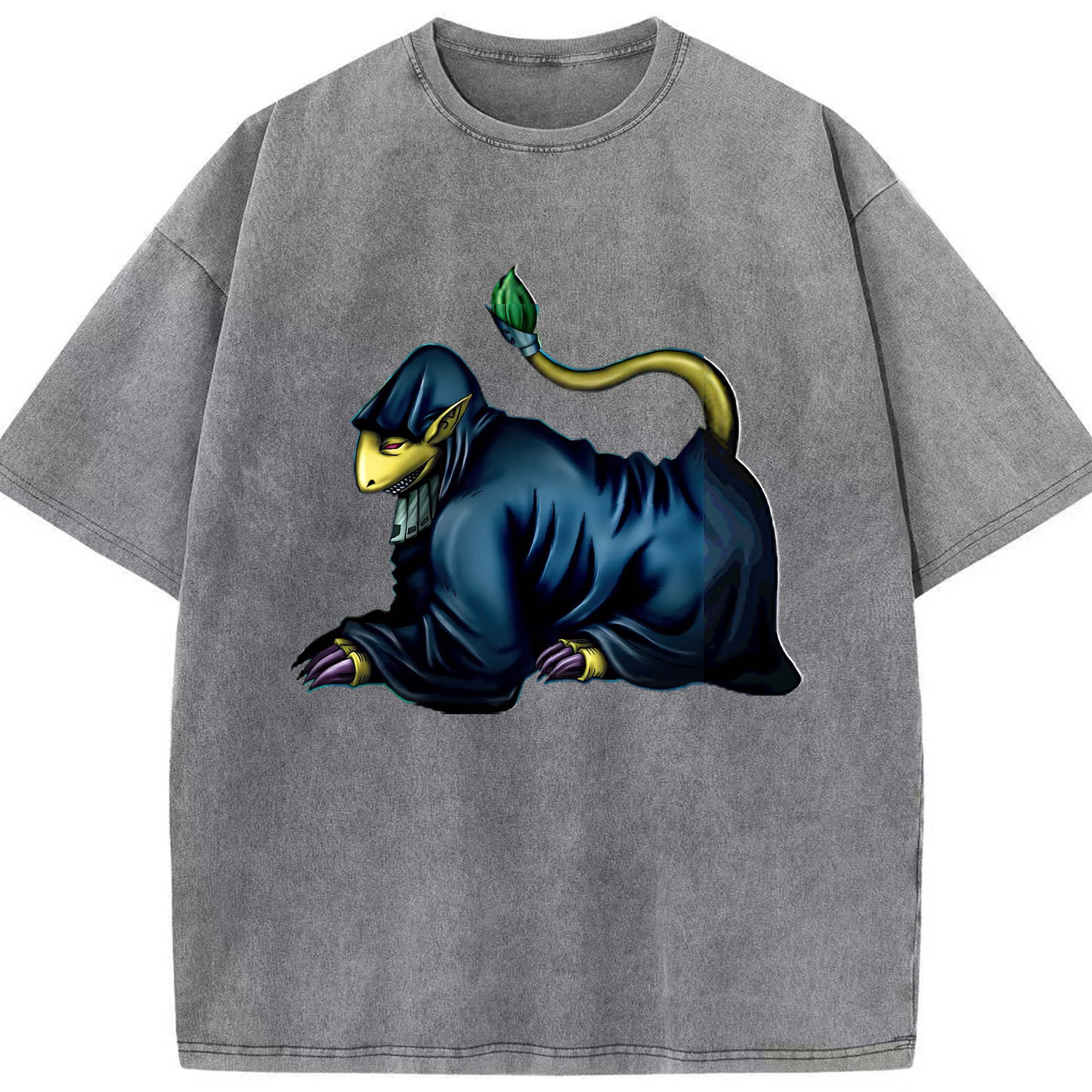 （画像用） 遊☆戯☆王 Yu-Gi-Oh! 綿100% ヴィンテージ風 半袖Tシャツ（フロントプリント）