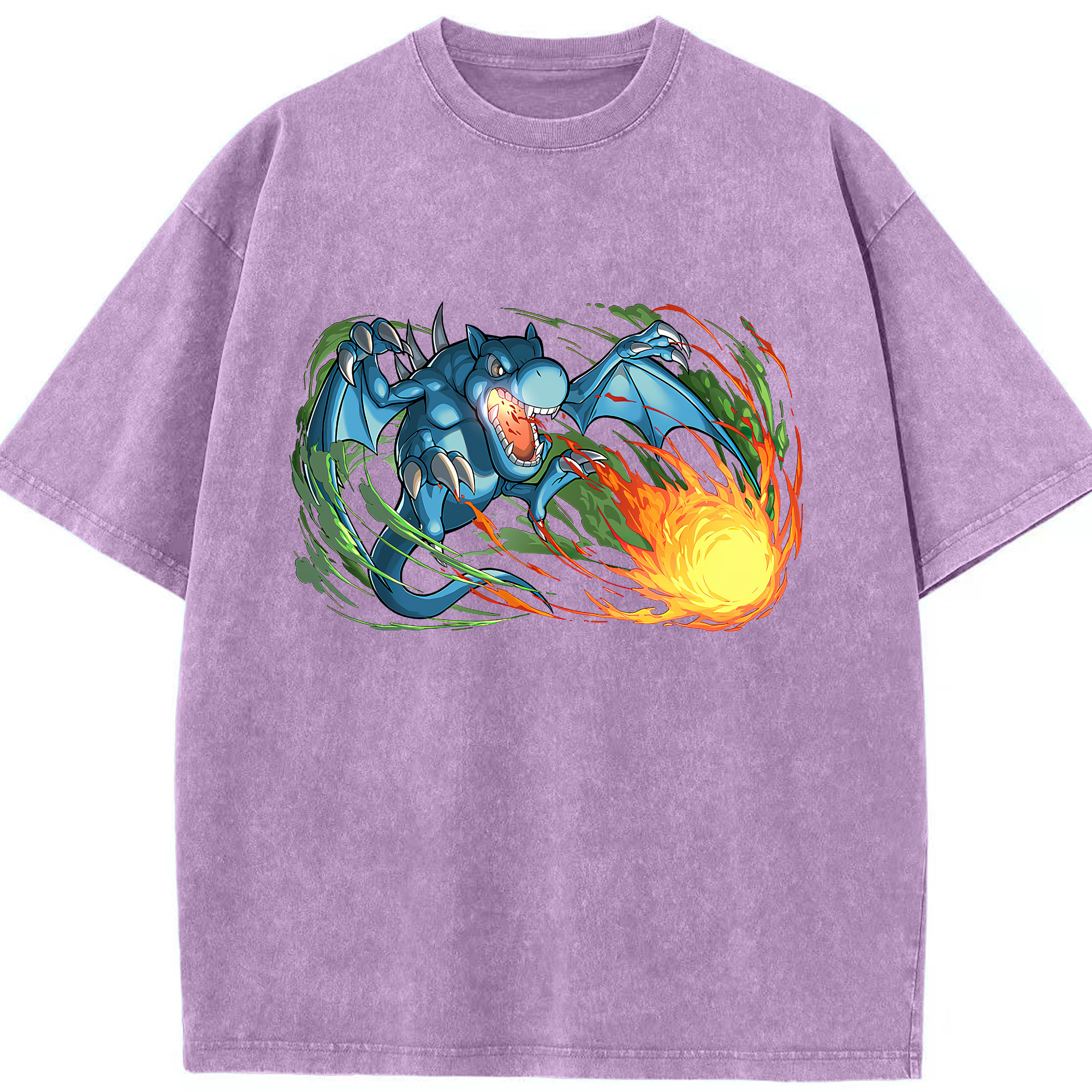 （画像用） 遊☆戯☆王 Yu-Gi-Oh! 綿100% ヴィンテージ風 半袖Tシャツ（フロントプリント）