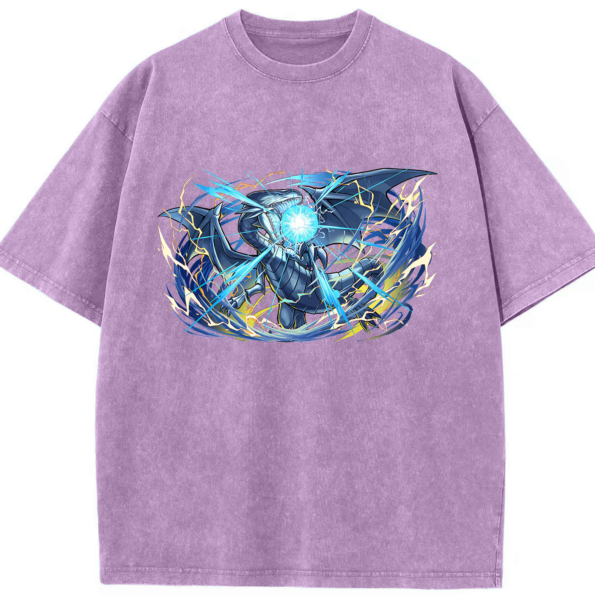 （画像用） 遊☆戯☆王 Yu-Gi-Oh! 綿100% ヴィンテージ風 半袖Tシャツ（フロントプリント）