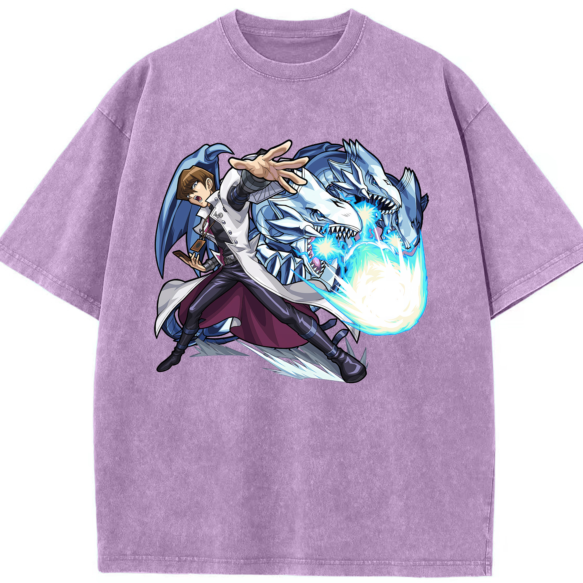 （画像用） 遊☆戯☆王 Yu-Gi-Oh! 綿100% ヴィンテージ風 半袖Tシャツ（フロントプリント）