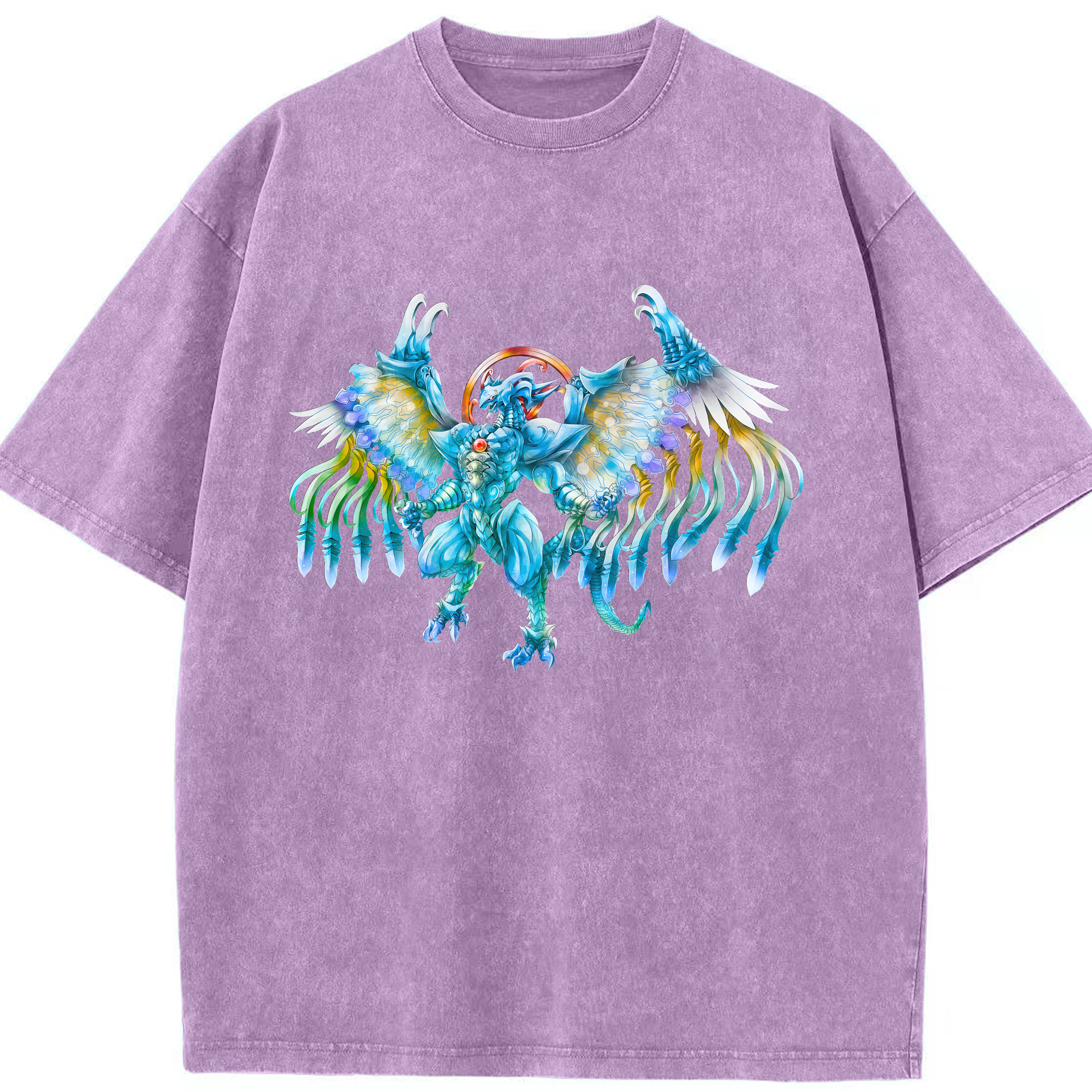 （画像用） 遊☆戯☆王 Yu-Gi-Oh! 綿100% ヴィンテージ風 半袖Tシャツ（フロントプリント）