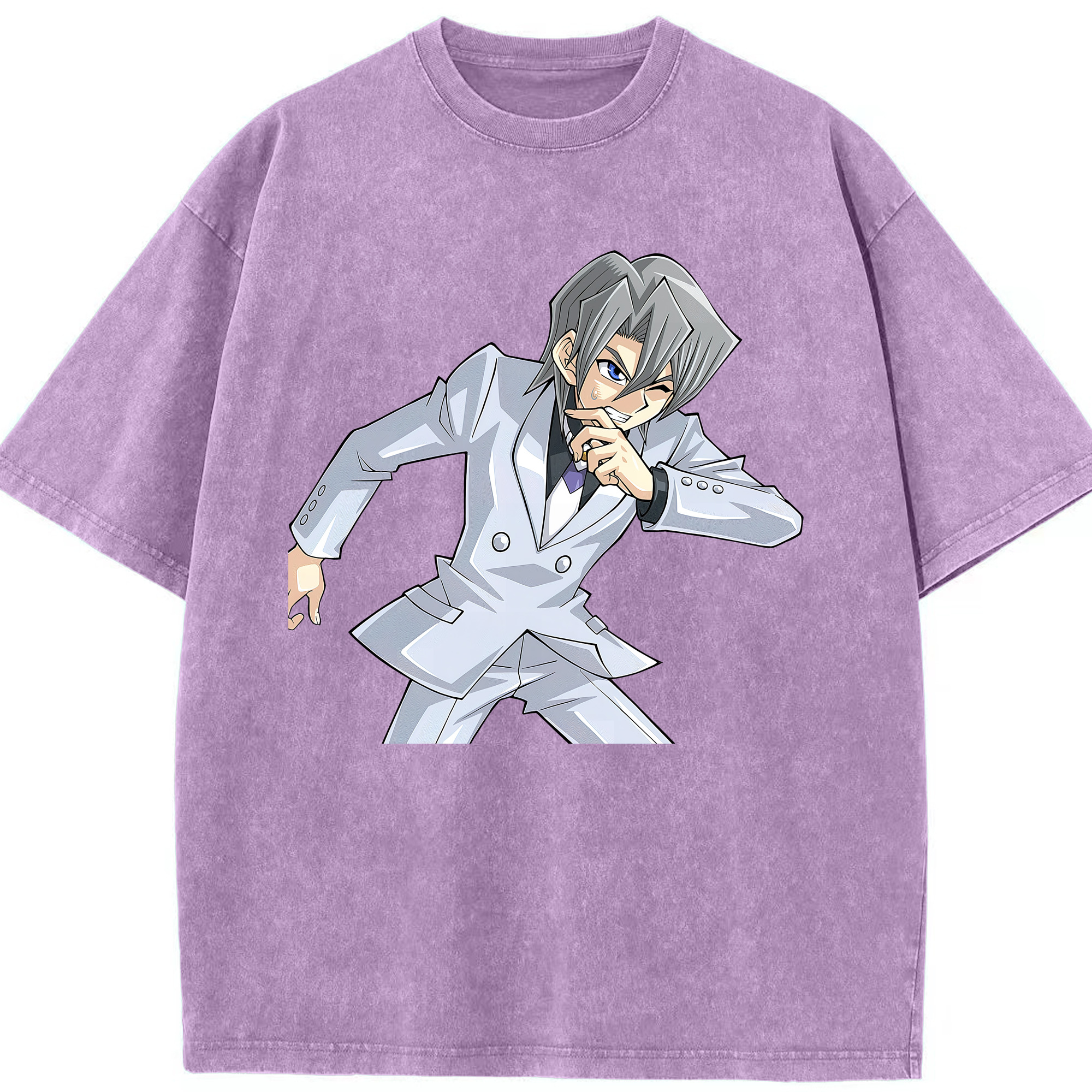 （画像用） 遊☆戯☆王 Yu-Gi-Oh! 綿100% ヴィンテージ風 半袖Tシャツ（フロントプリント）