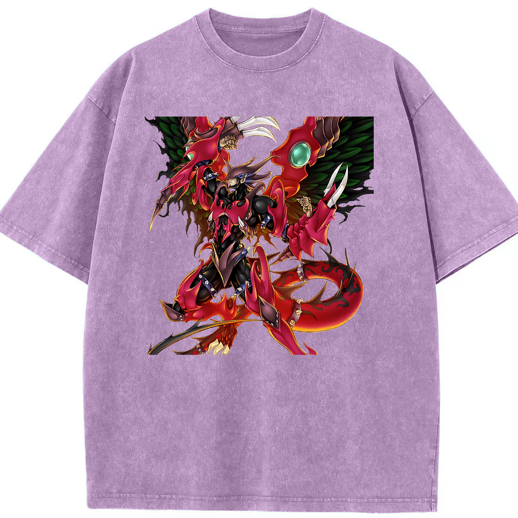 （画像用） 遊☆戯☆王 Yu-Gi-Oh! 綿100% ヴィンテージ風 半袖Tシャツ（フロントプリント）