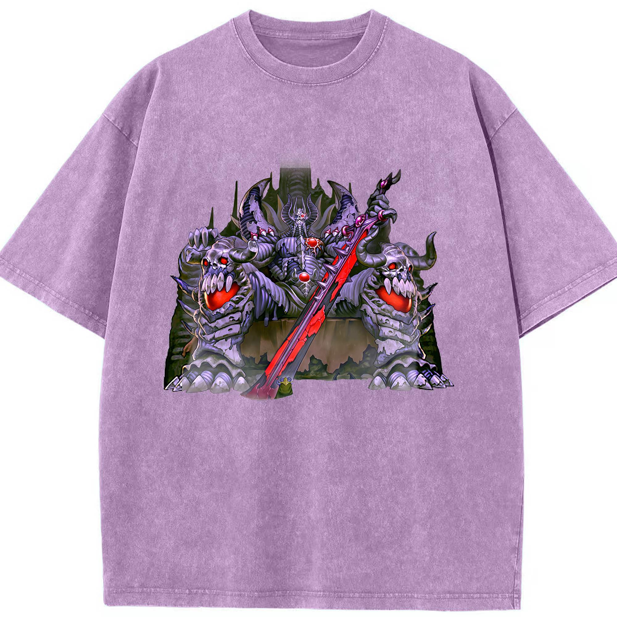 （画像用） 遊☆戯☆王 Yu-Gi-Oh! 綿100% ヴィンテージ風 半袖Tシャツ（フロントプリント）