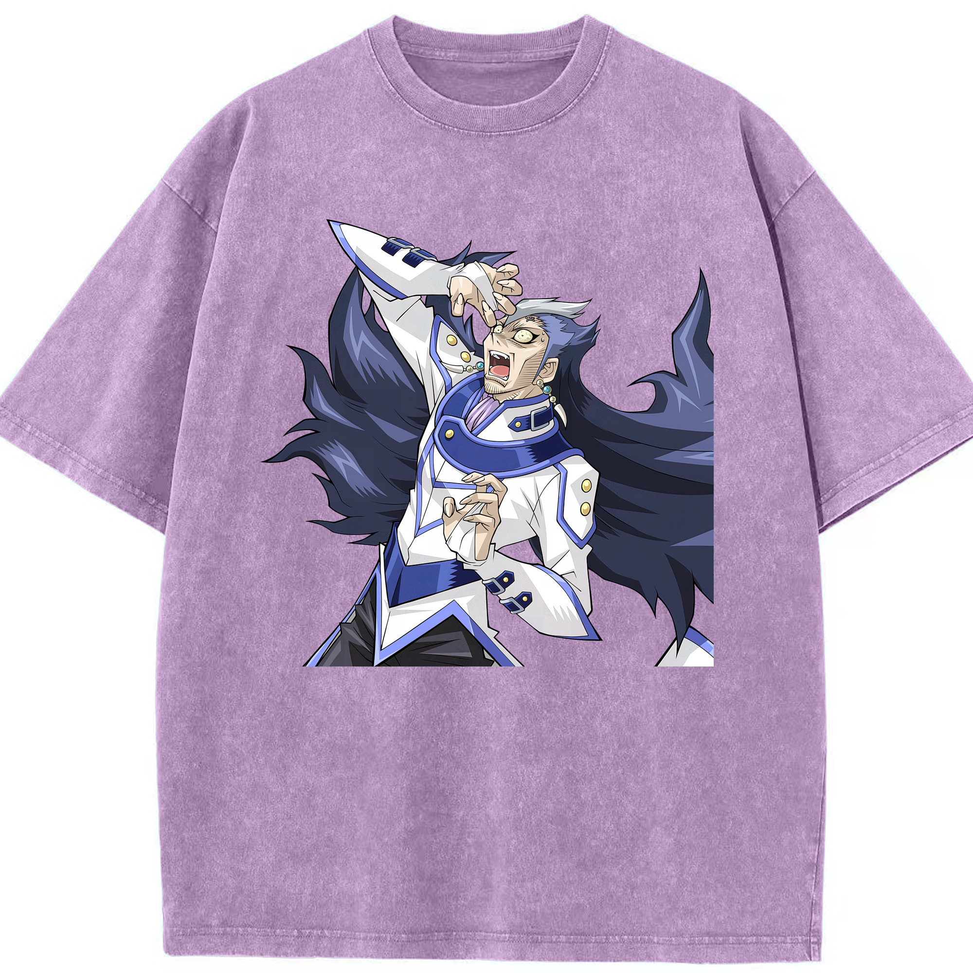 （画像用） 遊☆戯☆王 Yu-Gi-Oh! 綿100% ヴィンテージ風 半袖Tシャツ（フロントプリント）