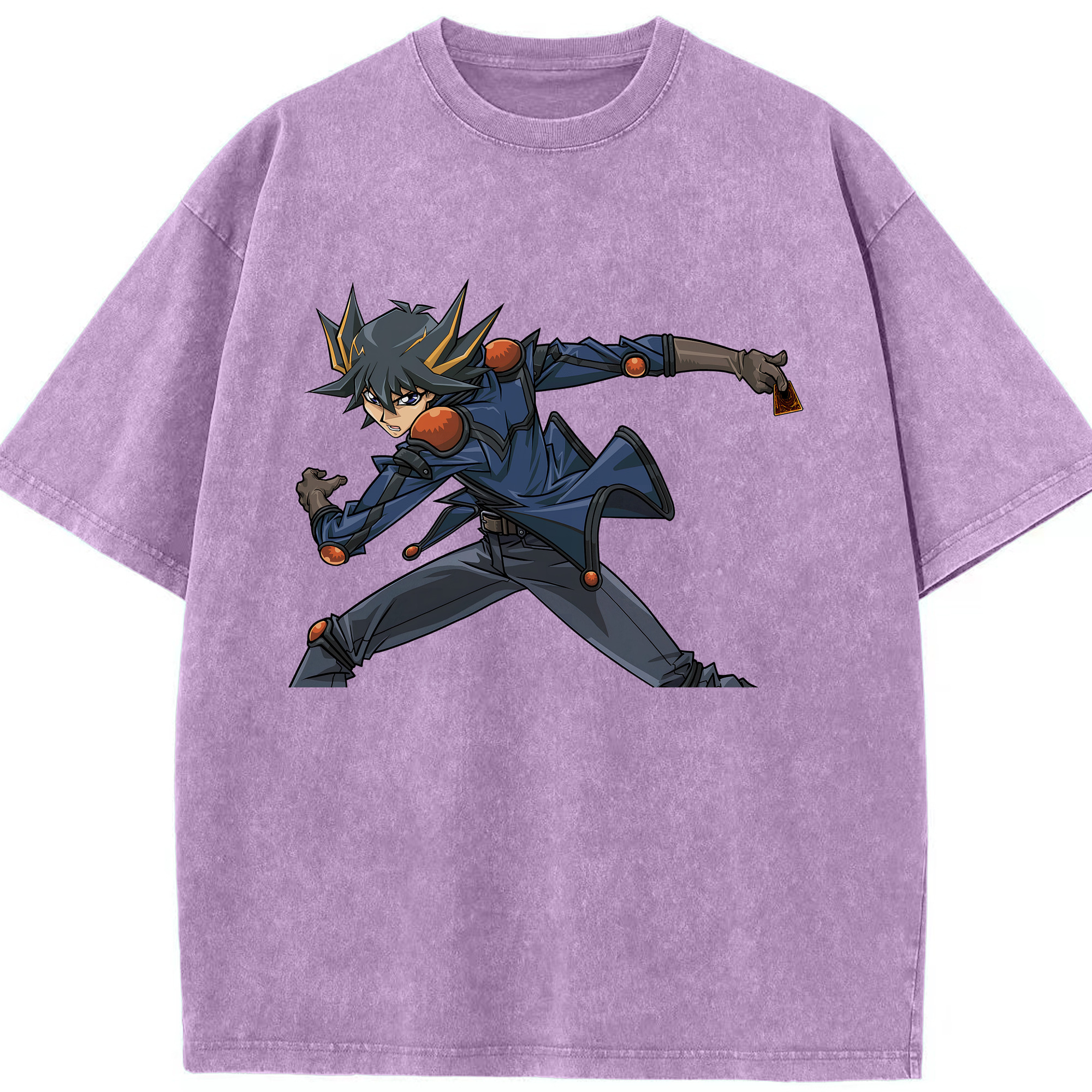 （画像用） 遊☆戯☆王 Yu-Gi-Oh! 綿100% ヴィンテージ風 半袖Tシャツ（フロントプリント）