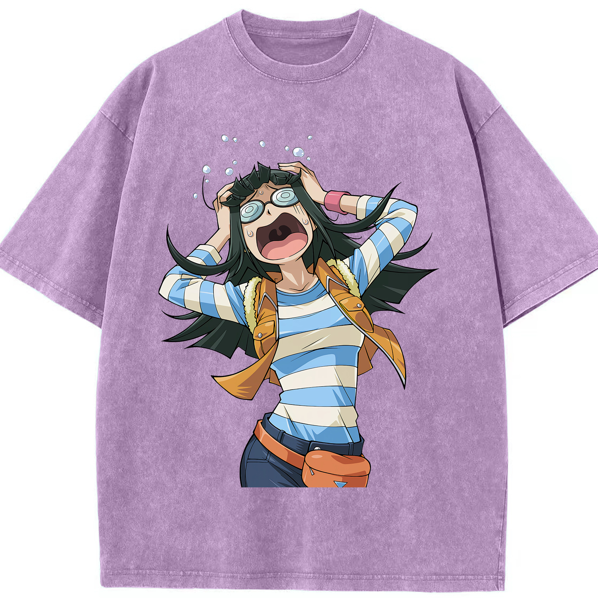 （画像用） 遊☆戯☆王 Yu-Gi-Oh! 綿100% ヴィンテージ風 半袖Tシャツ（フロントプリント）