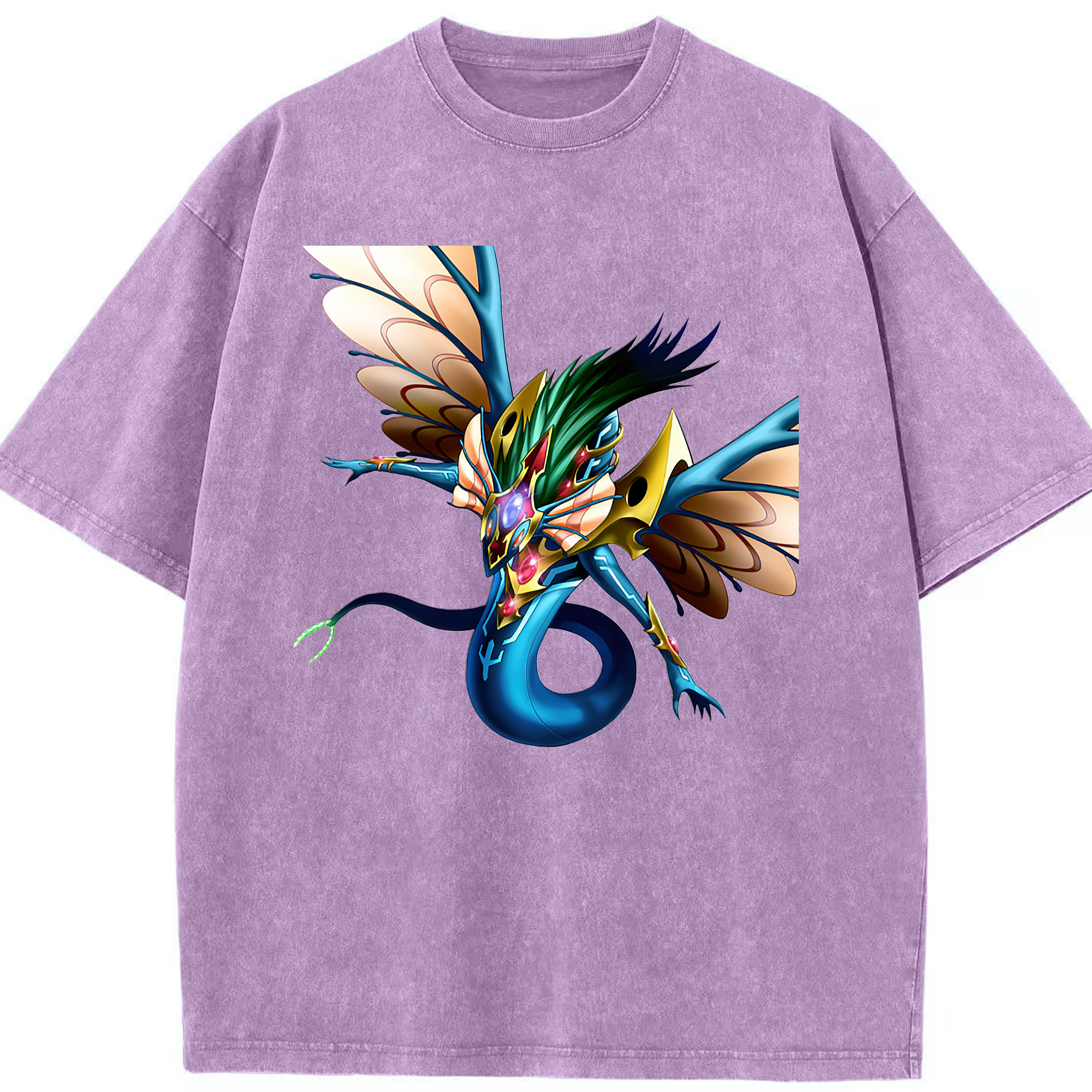 （画像用） 遊☆戯☆王 Yu-Gi-Oh! 綿100% ヴィンテージ風 半袖Tシャツ（フロントプリント）