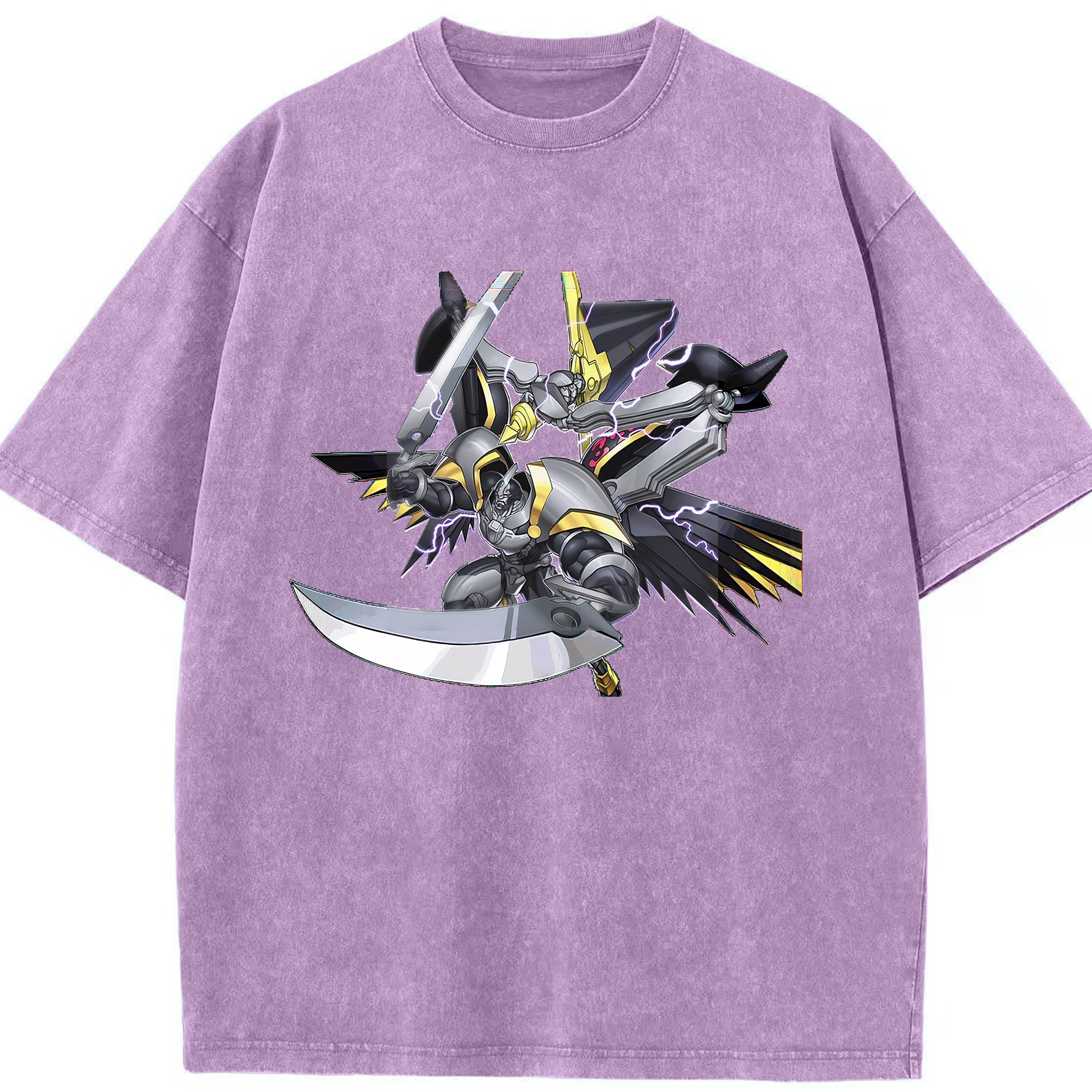 （画像用） 遊☆戯☆王 Yu-Gi-Oh! 綿100% ヴィンテージ風 半袖Tシャツ（フロントプリント）