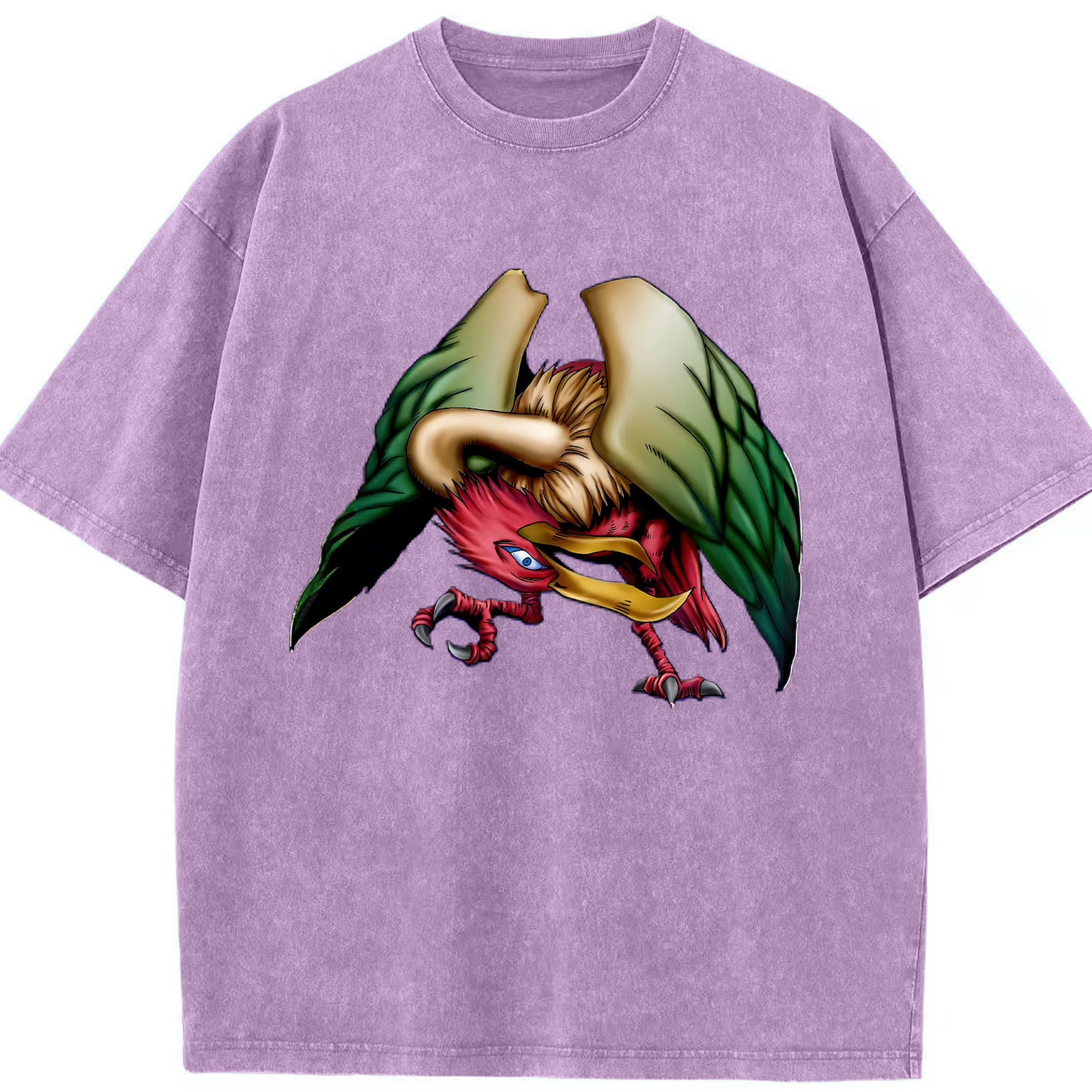（画像用） 遊☆戯☆王 Yu-Gi-Oh! 綿100% ヴィンテージ風 半袖Tシャツ（フロントプリント）