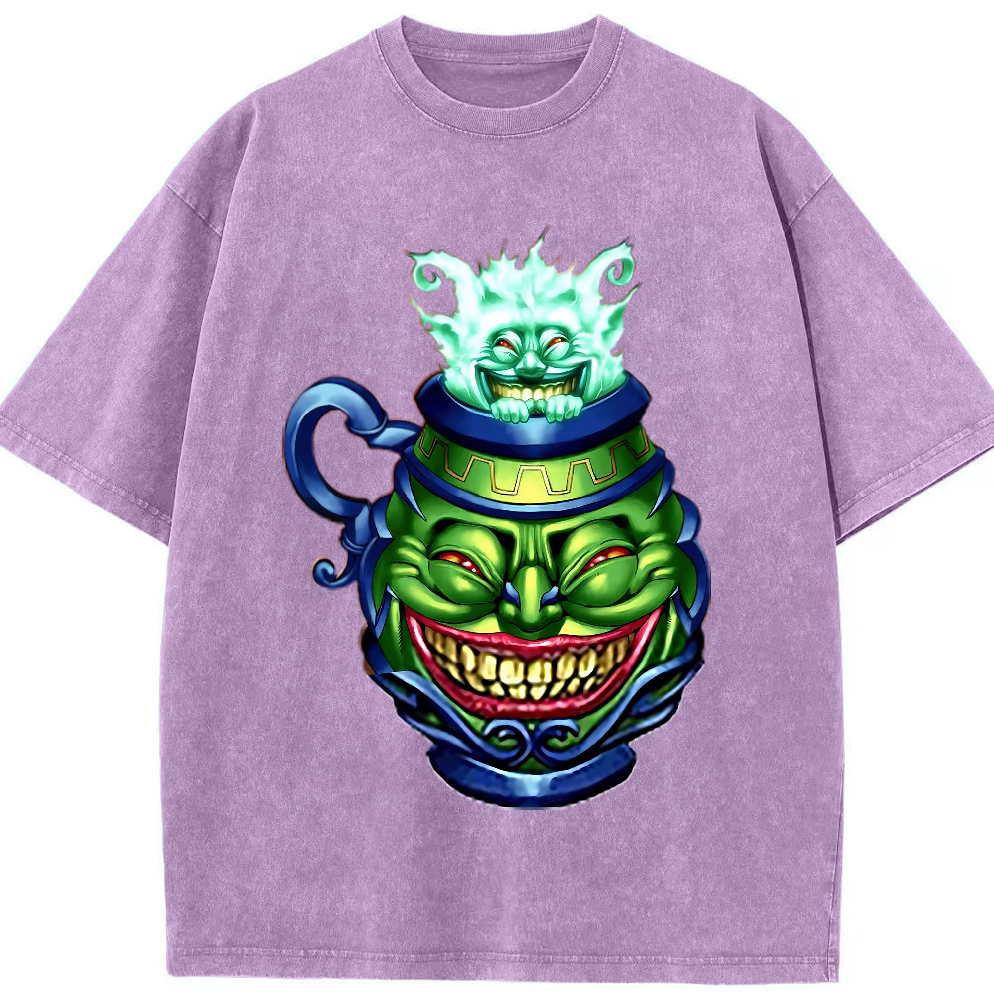（画像用） 遊☆戯☆王 Yu-Gi-Oh! 綿100% ヴィンテージ風 半袖Tシャツ（フロントプリント）