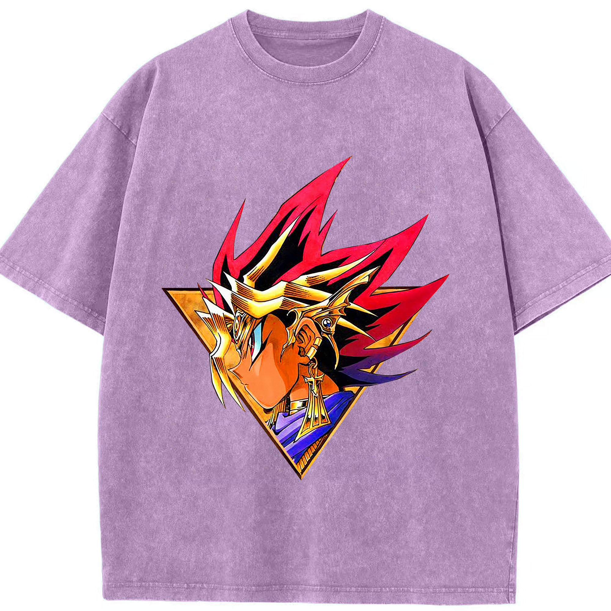 （画像用） 遊☆戯☆王 Yu-Gi-Oh! 綿100% ヴィンテージ風 半袖Tシャツ（フロントプリント）