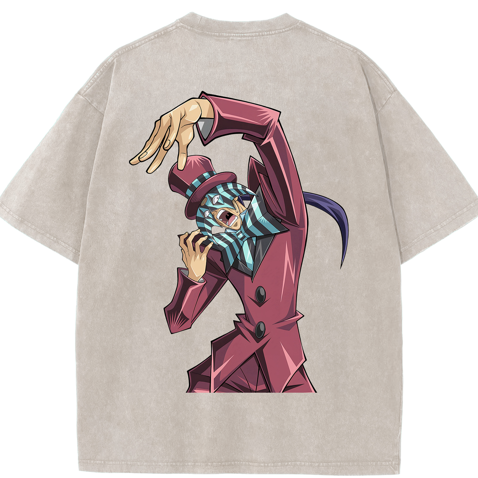 （画像用） 遊☆戯☆王 Yu-Gi-Oh! 綿100% ヴィンテージ風 半袖Tシャツ（背面プリント）