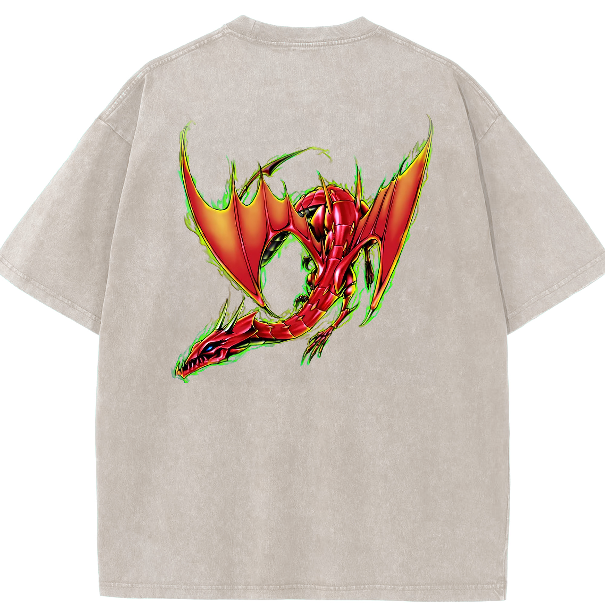 （画像用） 遊☆戯☆王 Yu-Gi-Oh! 綿100% ヴィンテージ風 半袖Tシャツ（背面プリント）