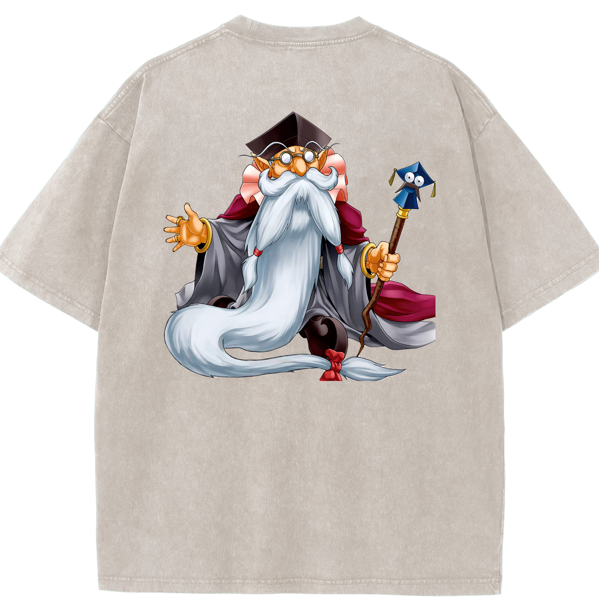 （画像用） 遊☆戯☆王 Yu-Gi-Oh! 綿100% ヴィンテージ風 半袖Tシャツ（背面プリント）
