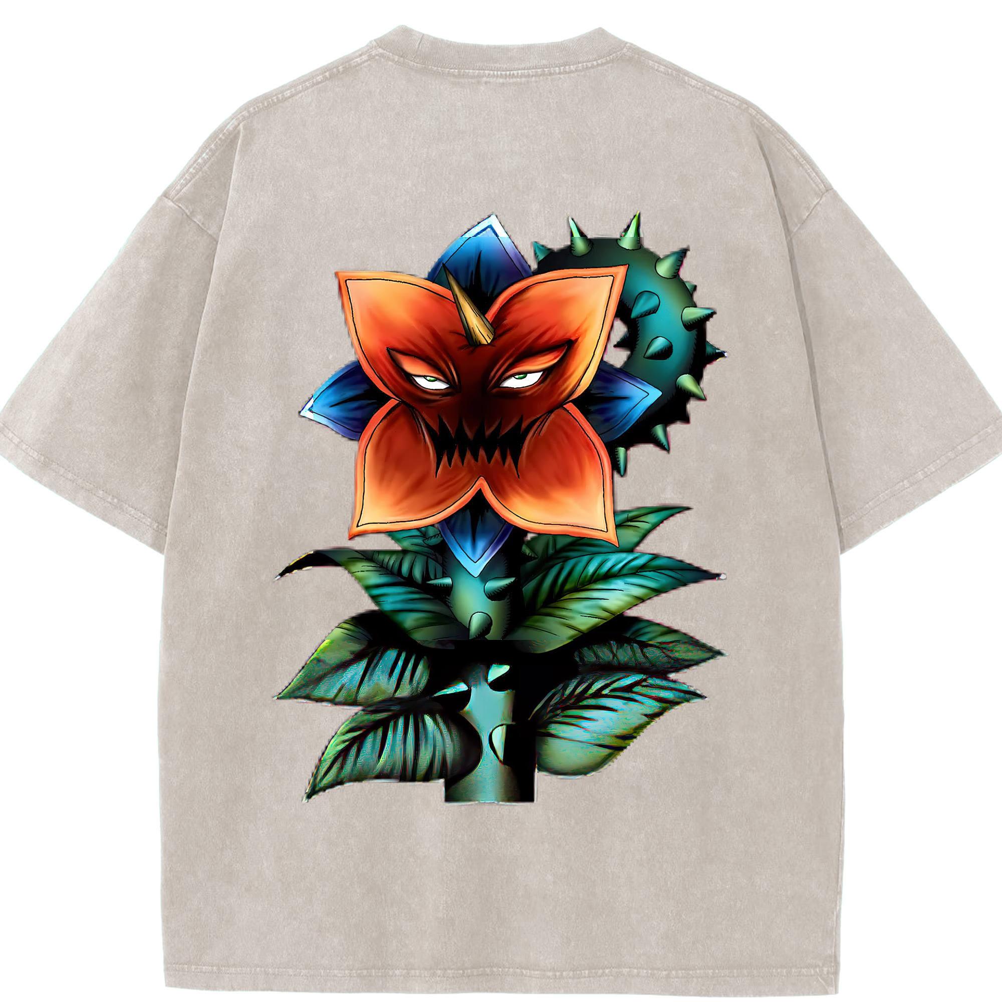 （画像用） 遊☆戯☆王 Yu-Gi-Oh! 綿100% ヴィンテージ風 半袖Tシャツ（背面プリント）