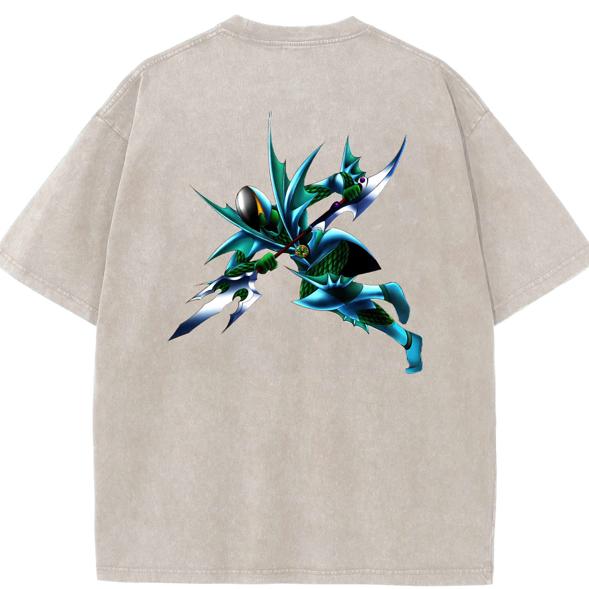 （画像用） 遊☆戯☆王 Yu-Gi-Oh! 綿100% ヴィンテージ風 半袖Tシャツ（背面プリント）