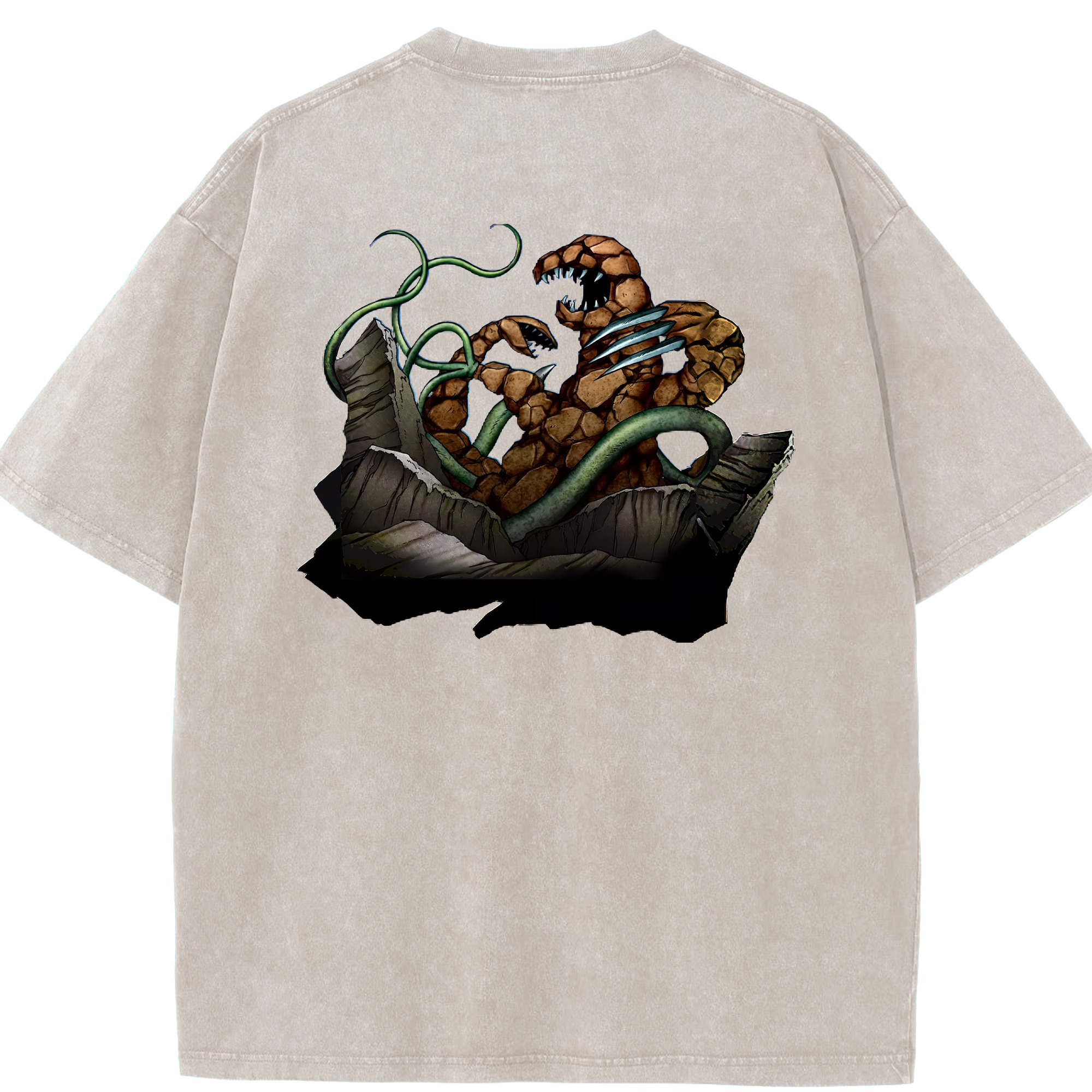 （画像用） 遊☆戯☆王 Yu-Gi-Oh! 綿100% ヴィンテージ風 半袖Tシャツ（背面プリント）