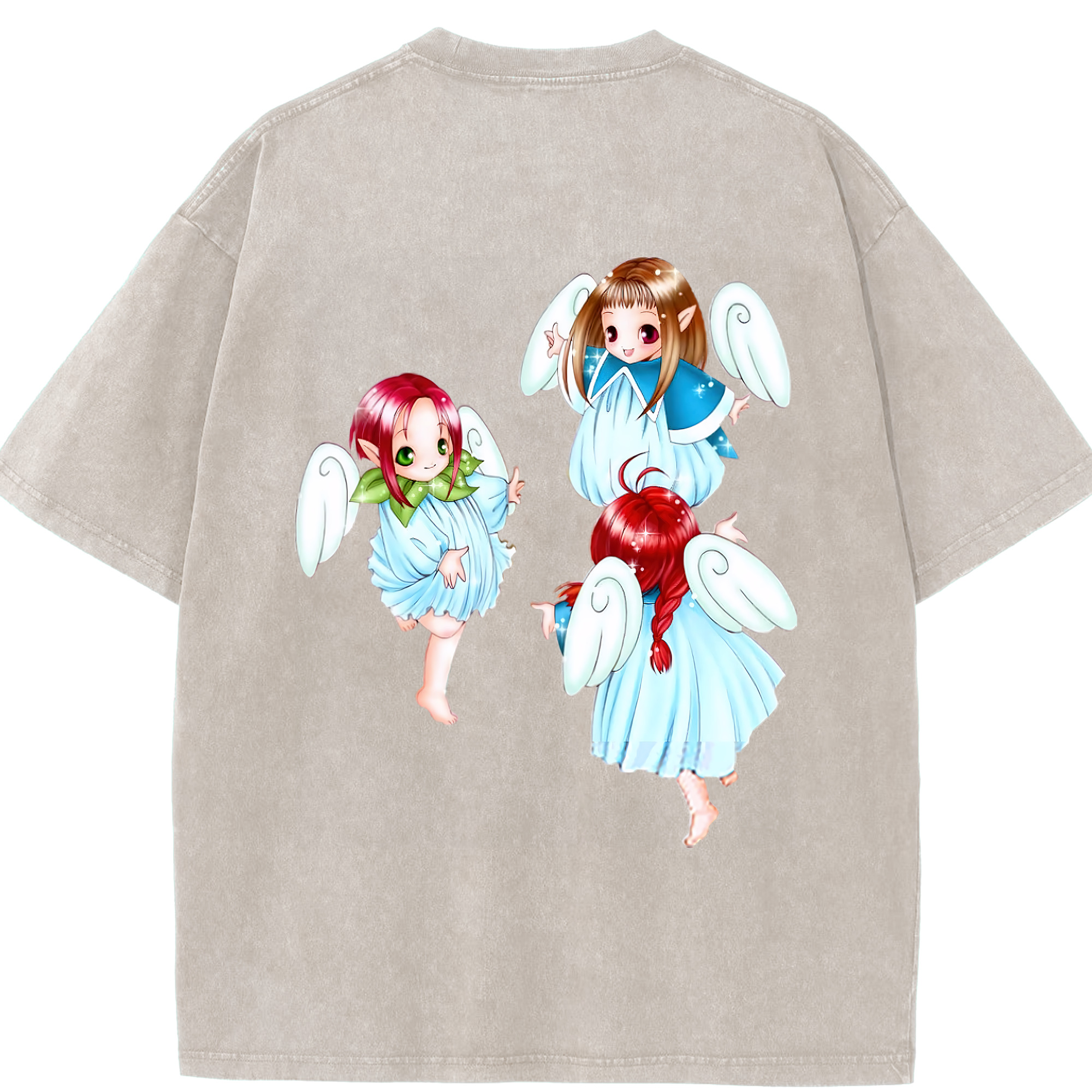 （画像用） 遊☆戯☆王 Yu-Gi-Oh! 綿100% ヴィンテージ風 半袖Tシャツ（背面プリント）