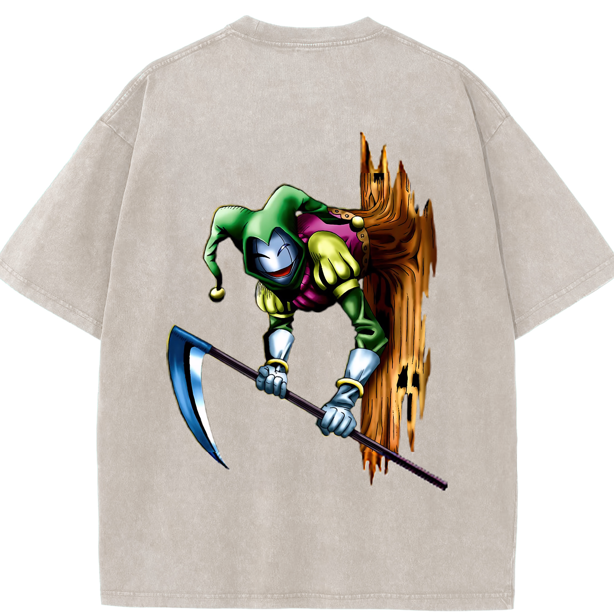 （画像用） 遊☆戯☆王 Yu-Gi-Oh! 綿100% ヴィンテージ風 半袖Tシャツ（背面プリント）