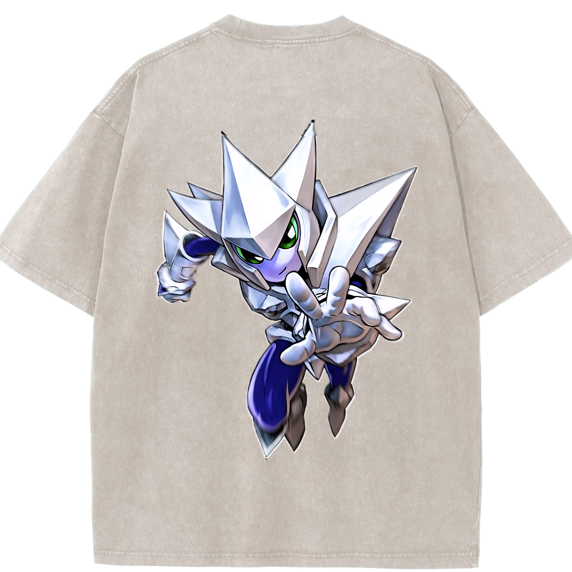 （画像用） 遊☆戯☆王 Yu-Gi-Oh! 綿100% ヴィンテージ風 半袖Tシャツ（背面プリント）