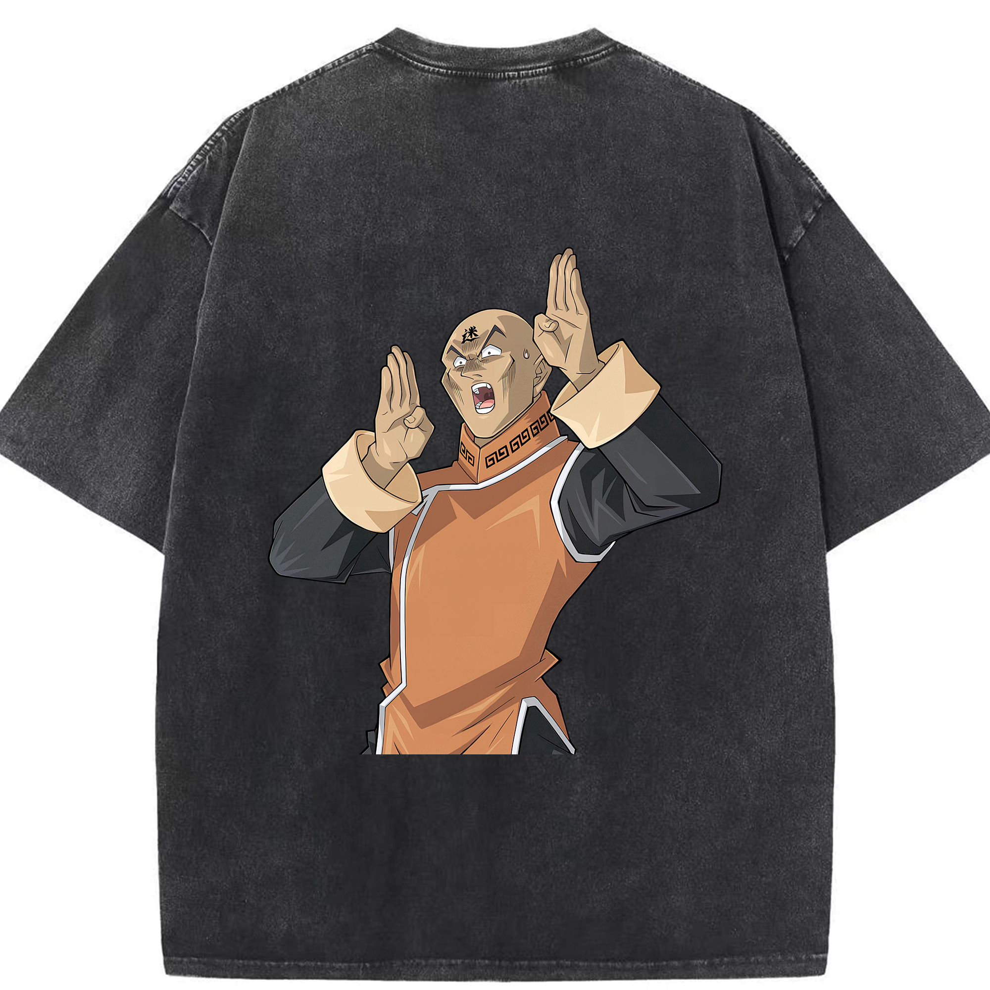 （画像用） 遊☆戯☆王 Yu-Gi-Oh! 綿100% ヴィンテージ風 半袖Tシャツ（背面プリント）