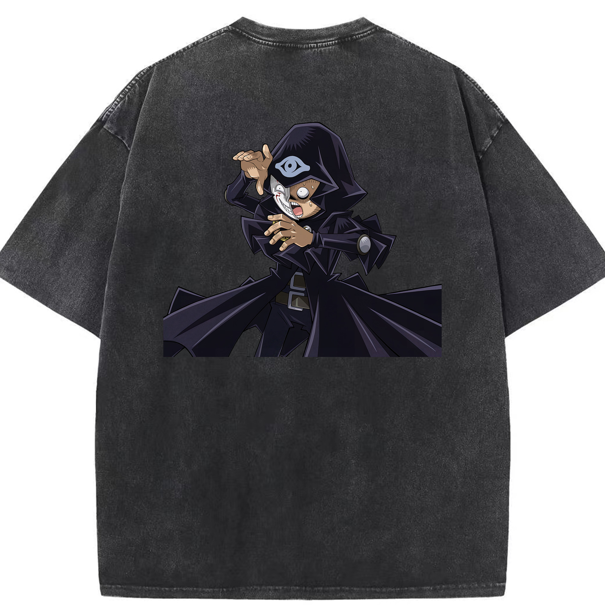 （画像用） 遊☆戯☆王 Yu-Gi-Oh! 綿100% ヴィンテージ風 半袖Tシャツ（背面プリント）