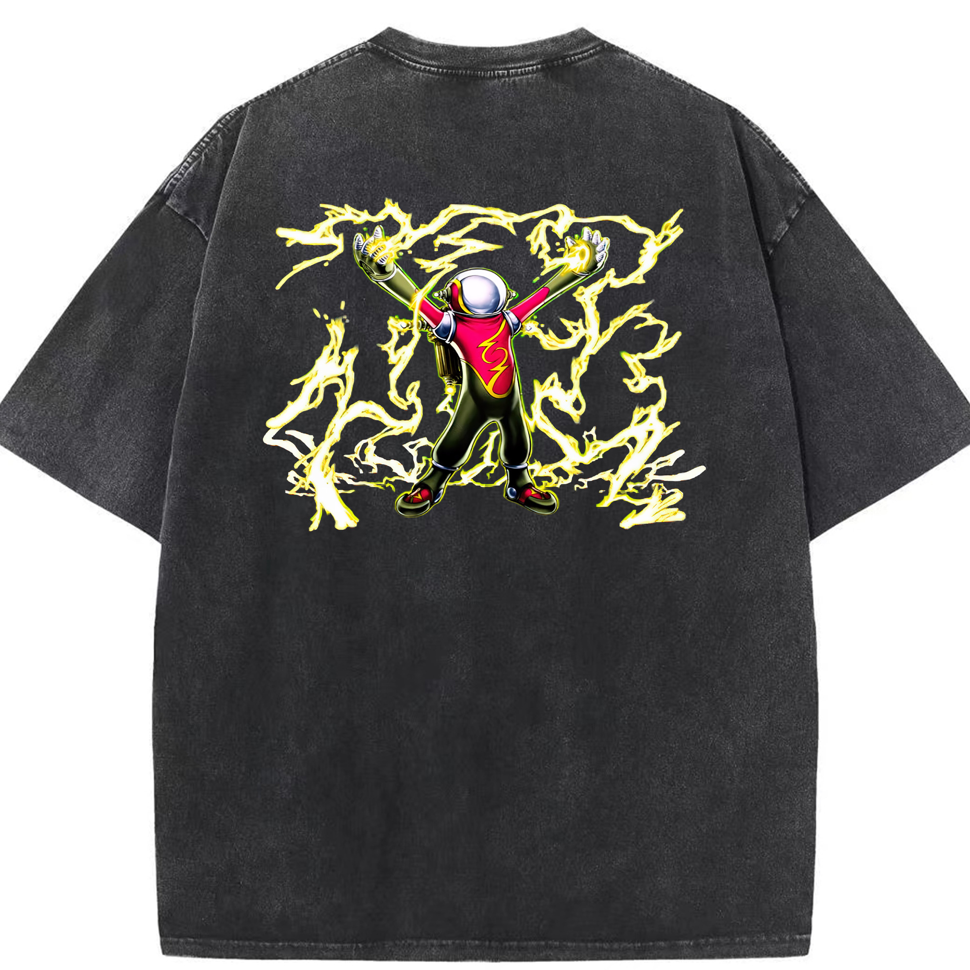 （画像用） 遊☆戯☆王 Yu-Gi-Oh! 綿100% ヴィンテージ風 半袖Tシャツ（背面プリント）
