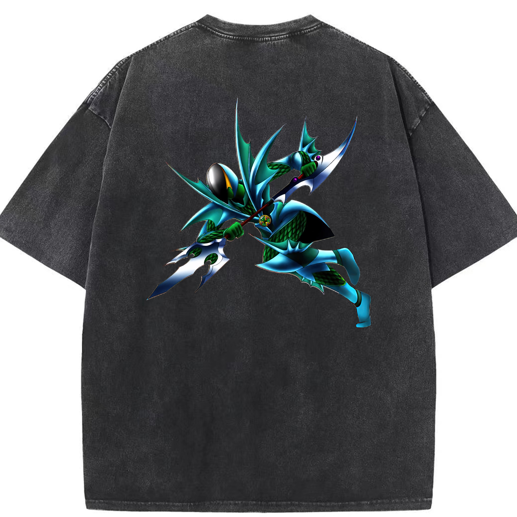 （画像用） 遊☆戯☆王 Yu-Gi-Oh! 綿100% ヴィンテージ風 半袖Tシャツ（背面プリント）