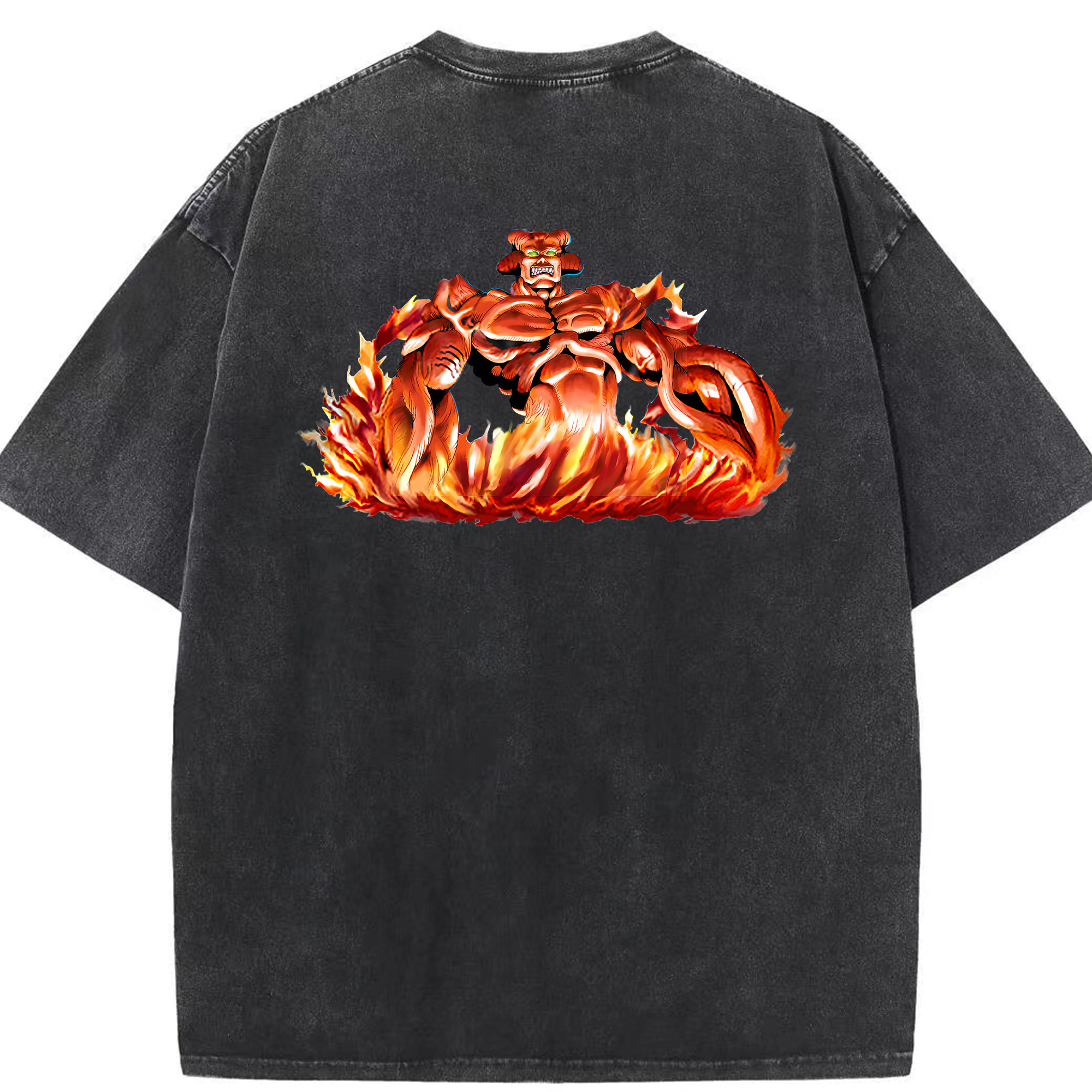 （画像用） 遊☆戯☆王 Yu-Gi-Oh! 綿100% ヴィンテージ風 半袖Tシャツ（背面プリント）