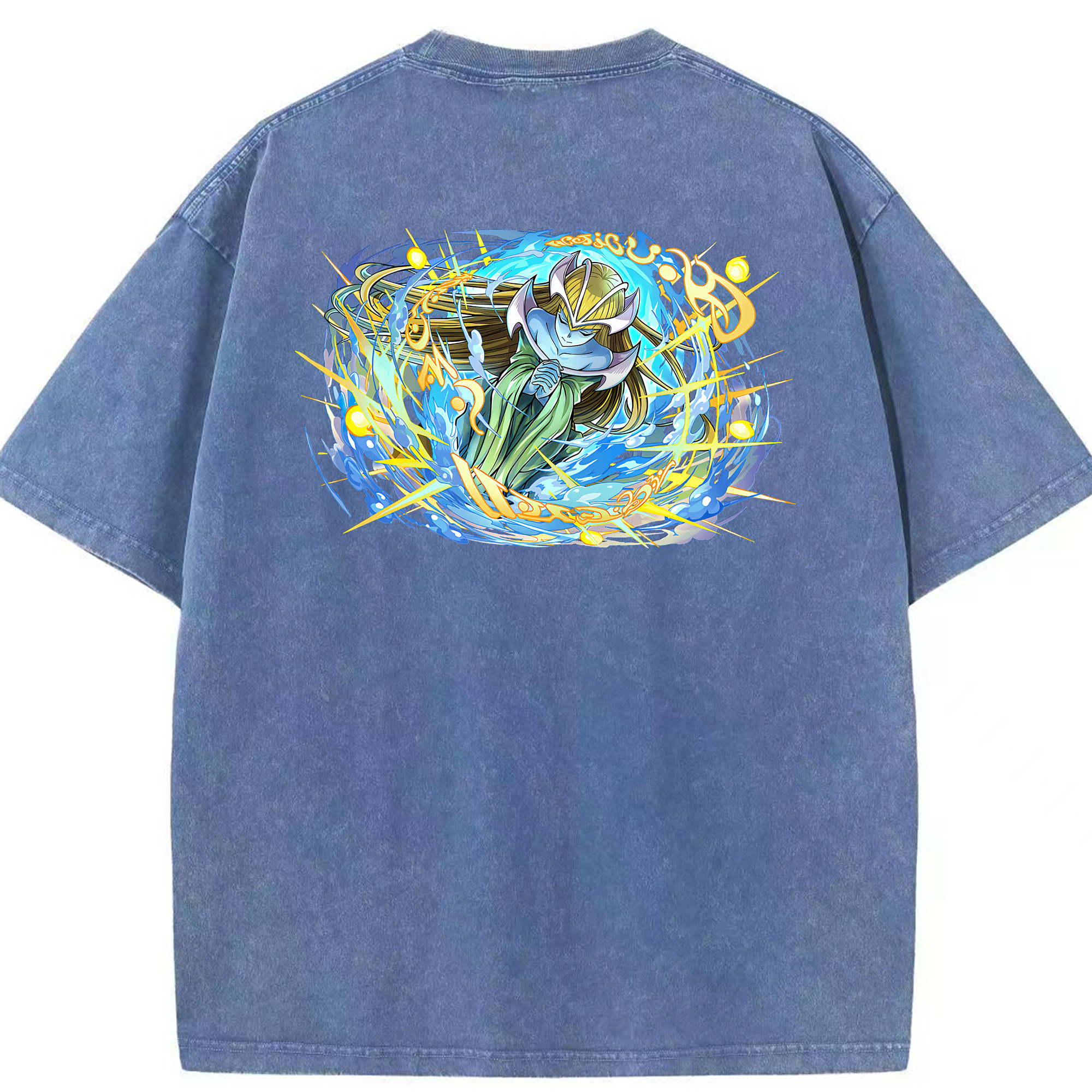 （画像用） 遊☆戯☆王 Yu-Gi-Oh! 綿100% ヴィンテージ風 半袖Tシャツ（背面プリント）