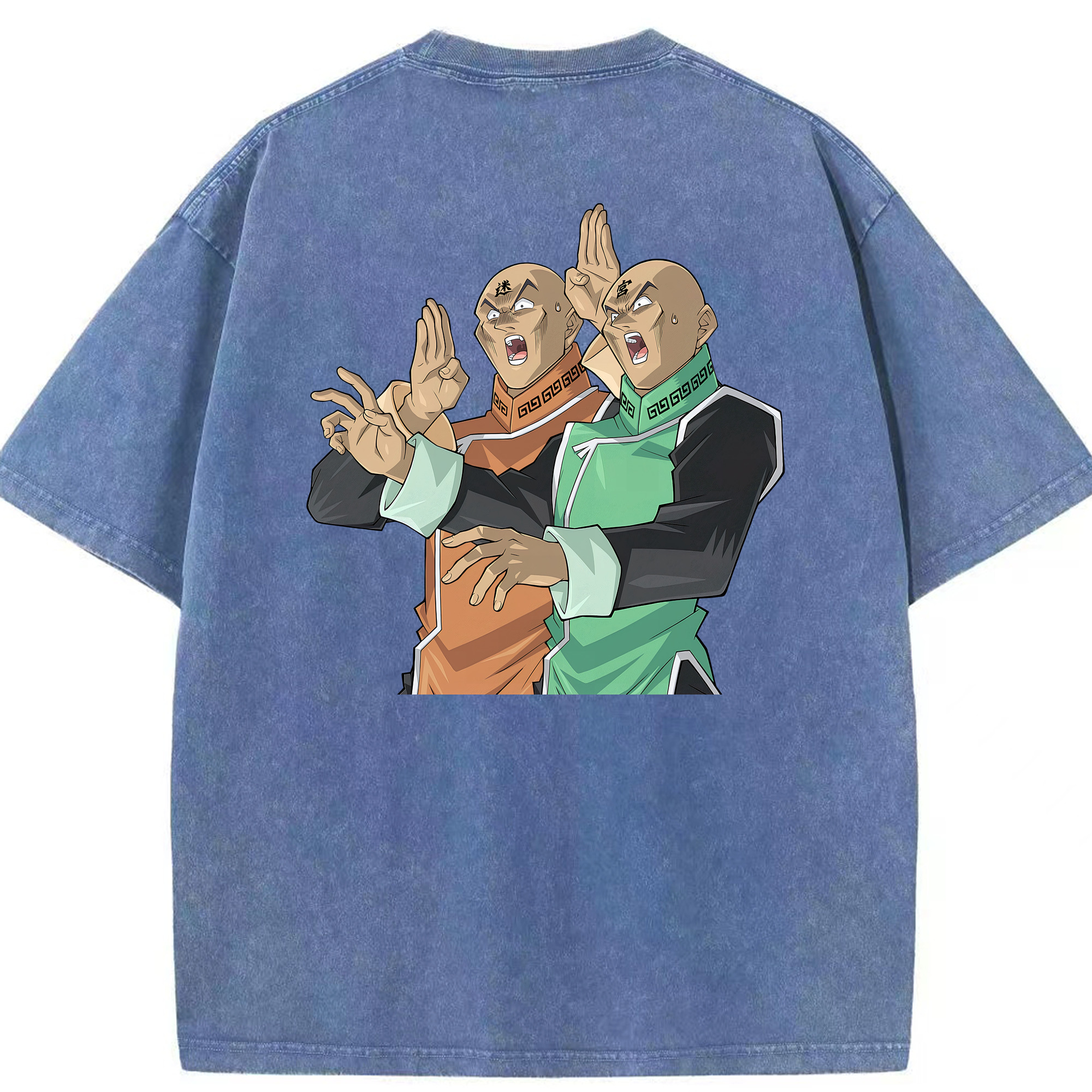 （画像用） 遊☆戯☆王 Yu-Gi-Oh! 綿100% ヴィンテージ風 半袖Tシャツ（背面プリント）