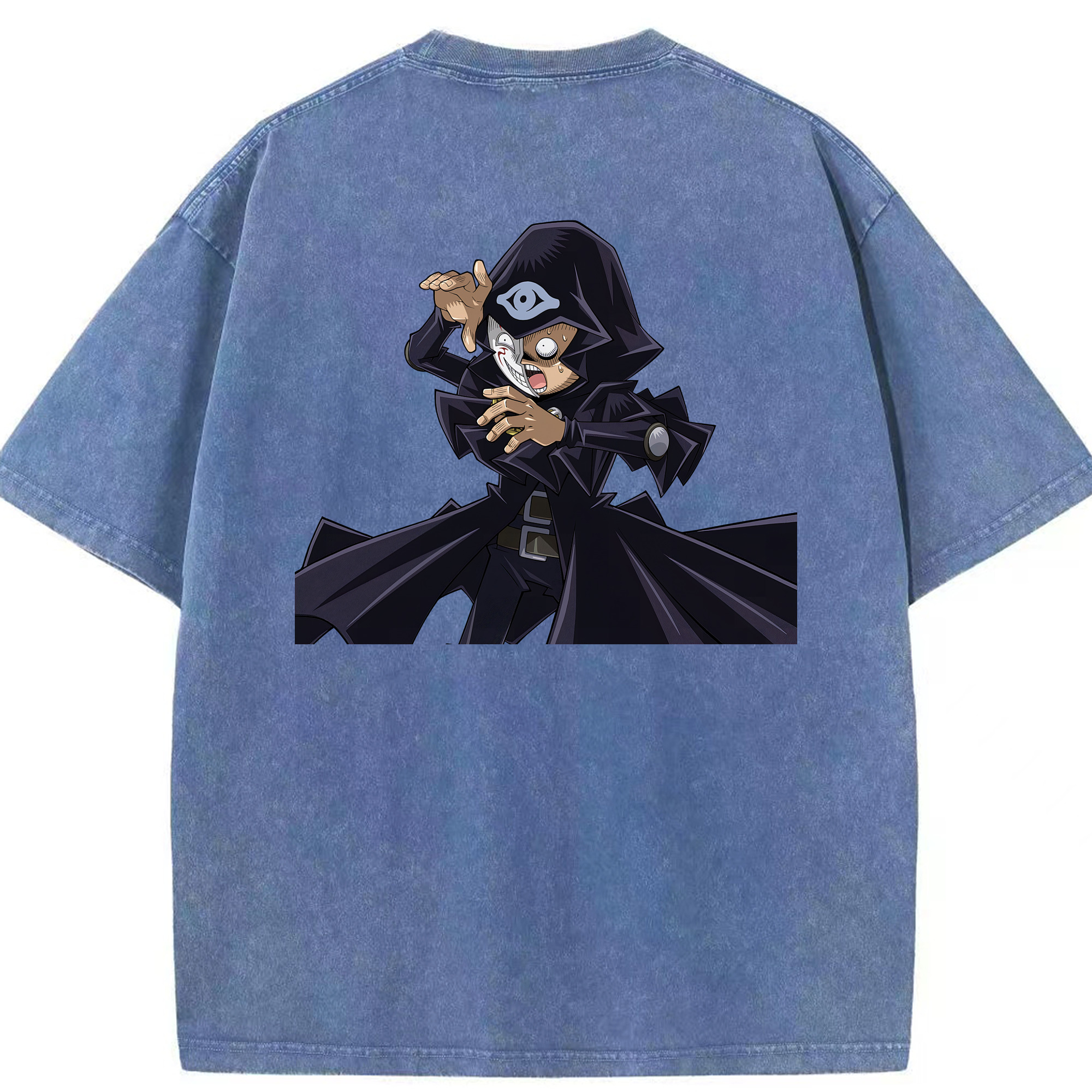 （画像用） 遊☆戯☆王 Yu-Gi-Oh! 綿100% ヴィンテージ風 半袖Tシャツ（背面プリント）