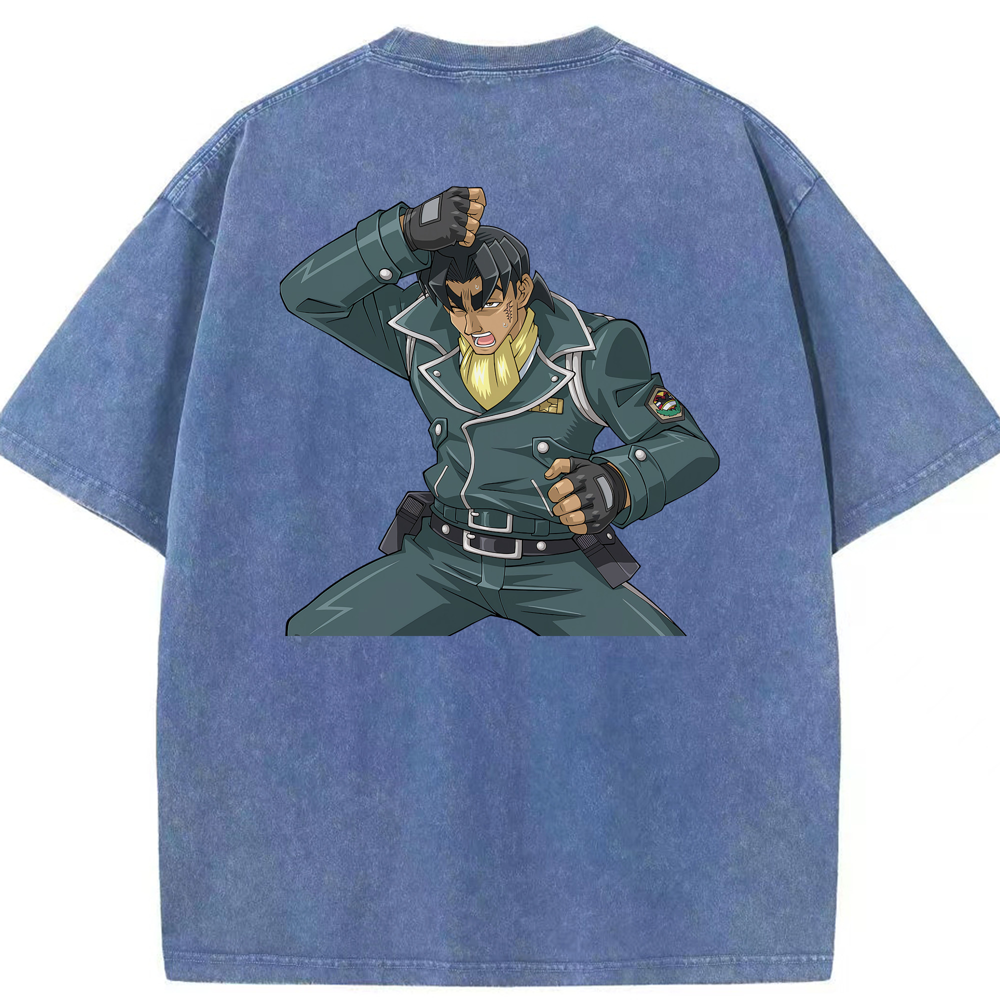 （画像用） 遊☆戯☆王 Yu-Gi-Oh! 綿100% ヴィンテージ風 半袖Tシャツ（背面プリント）
