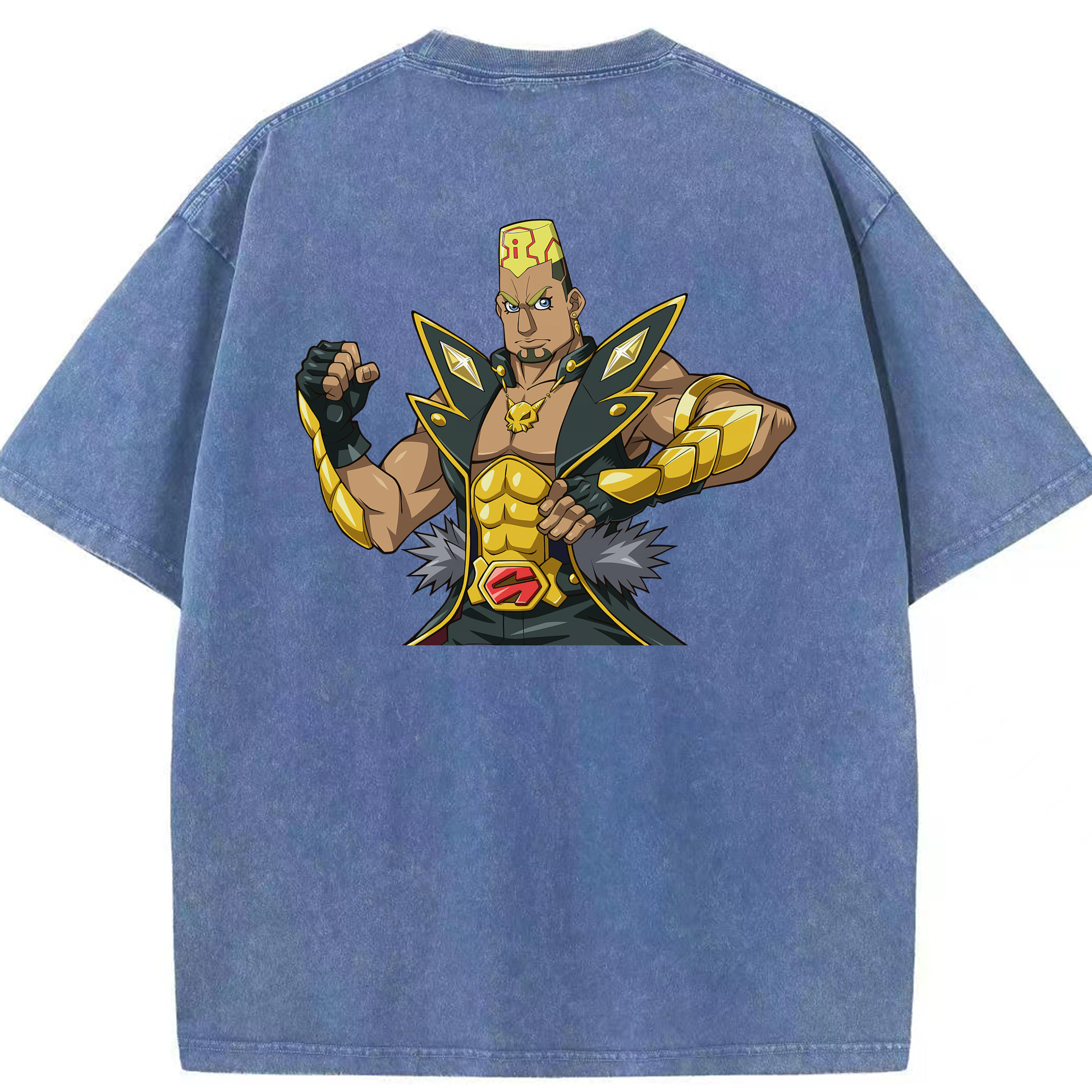 （画像用） 遊☆戯☆王 Yu-Gi-Oh! 綿100% ヴィンテージ風 半袖Tシャツ（背面プリント）
