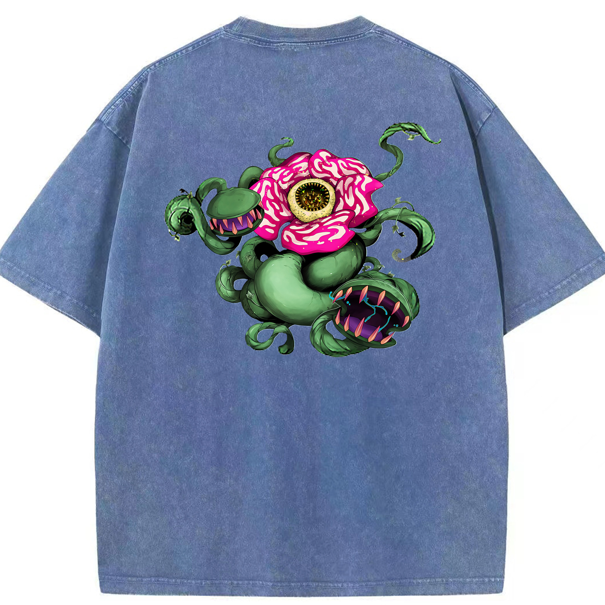 （画像用） 遊☆戯☆王 Yu-Gi-Oh! 綿100% ヴィンテージ風 半袖Tシャツ（背面プリント）