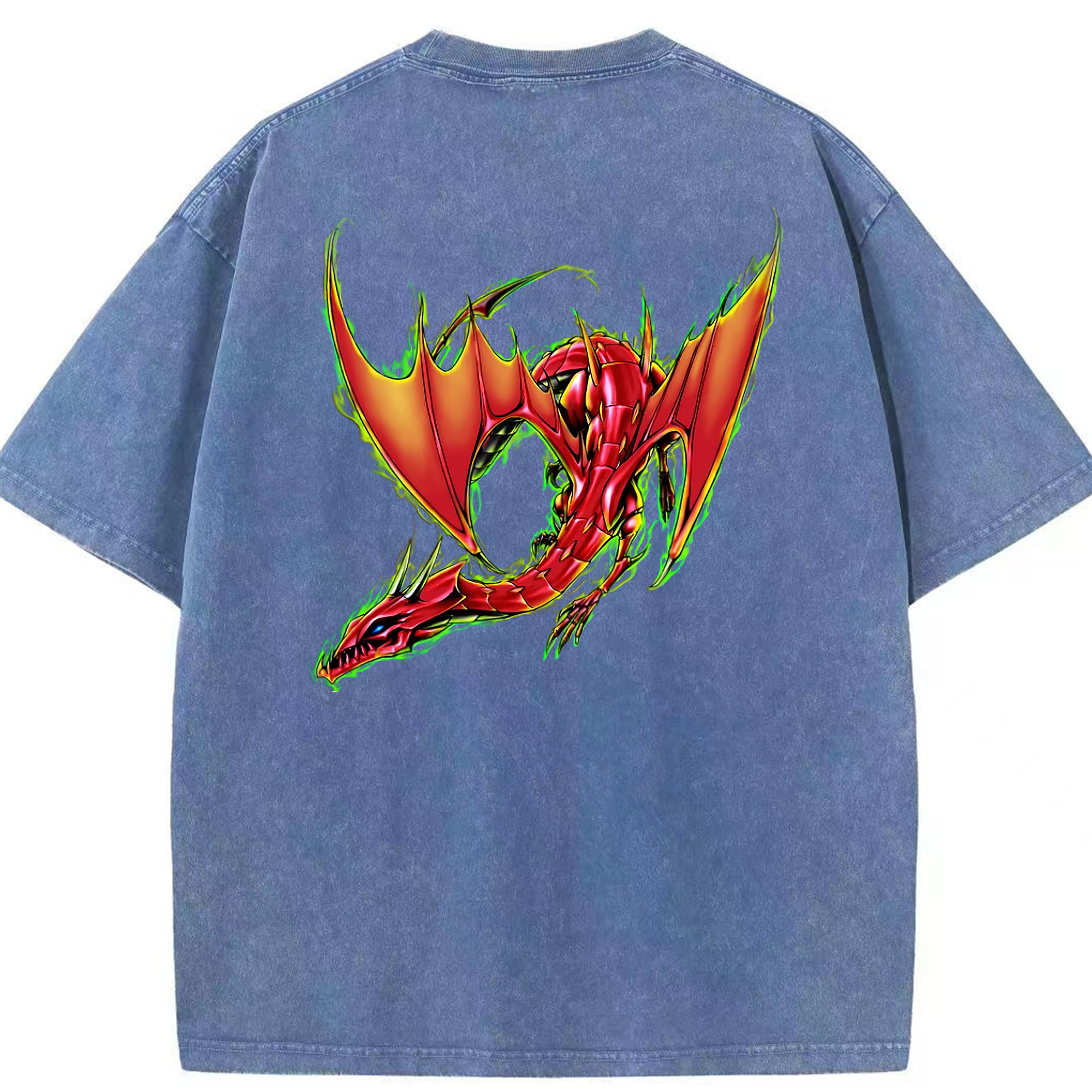 （画像用） 遊☆戯☆王 Yu-Gi-Oh! 綿100% ヴィンテージ風 半袖Tシャツ（背面プリント）