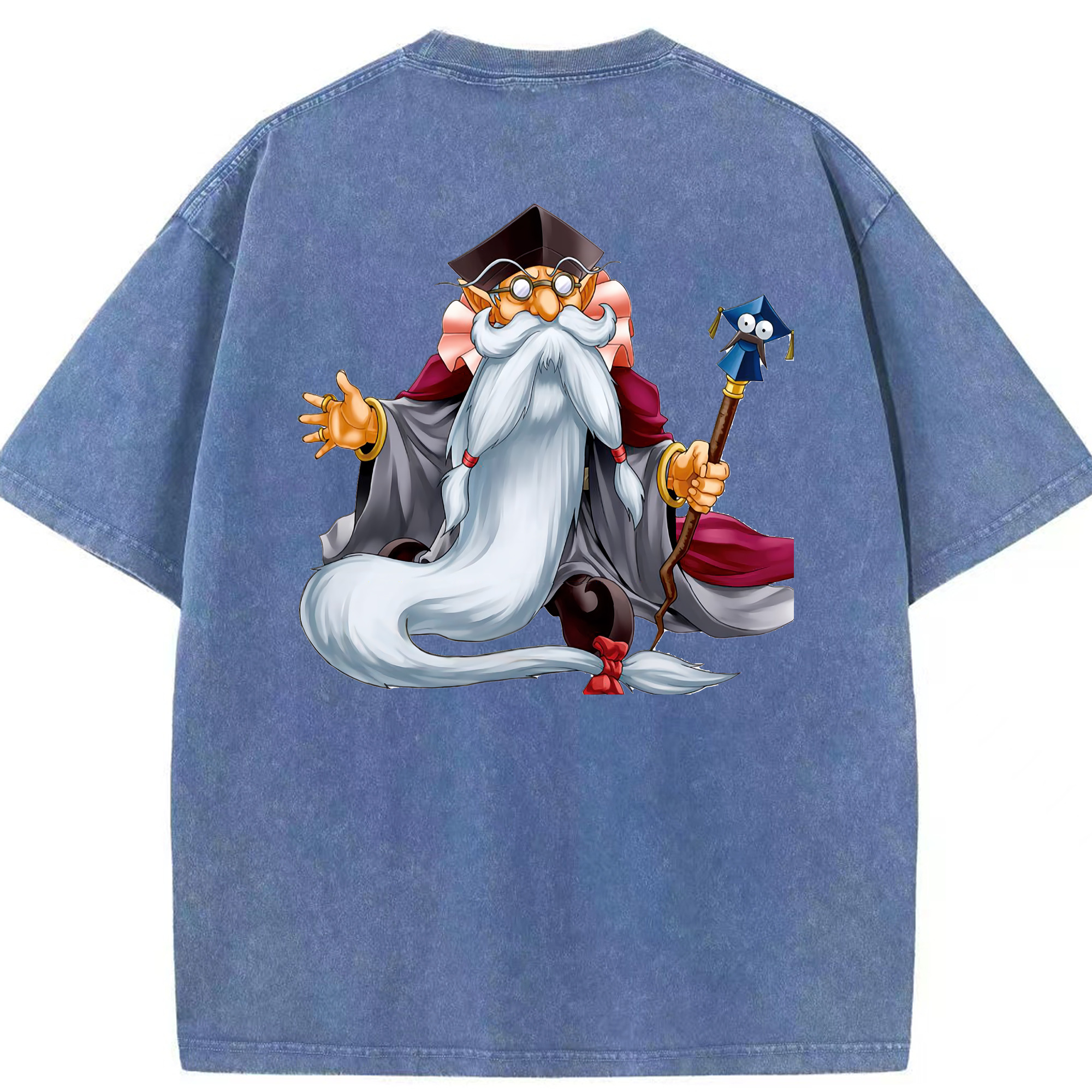 （画像用） 遊☆戯☆王 Yu-Gi-Oh! 綿100% ヴィンテージ風 半袖Tシャツ（背面プリント）