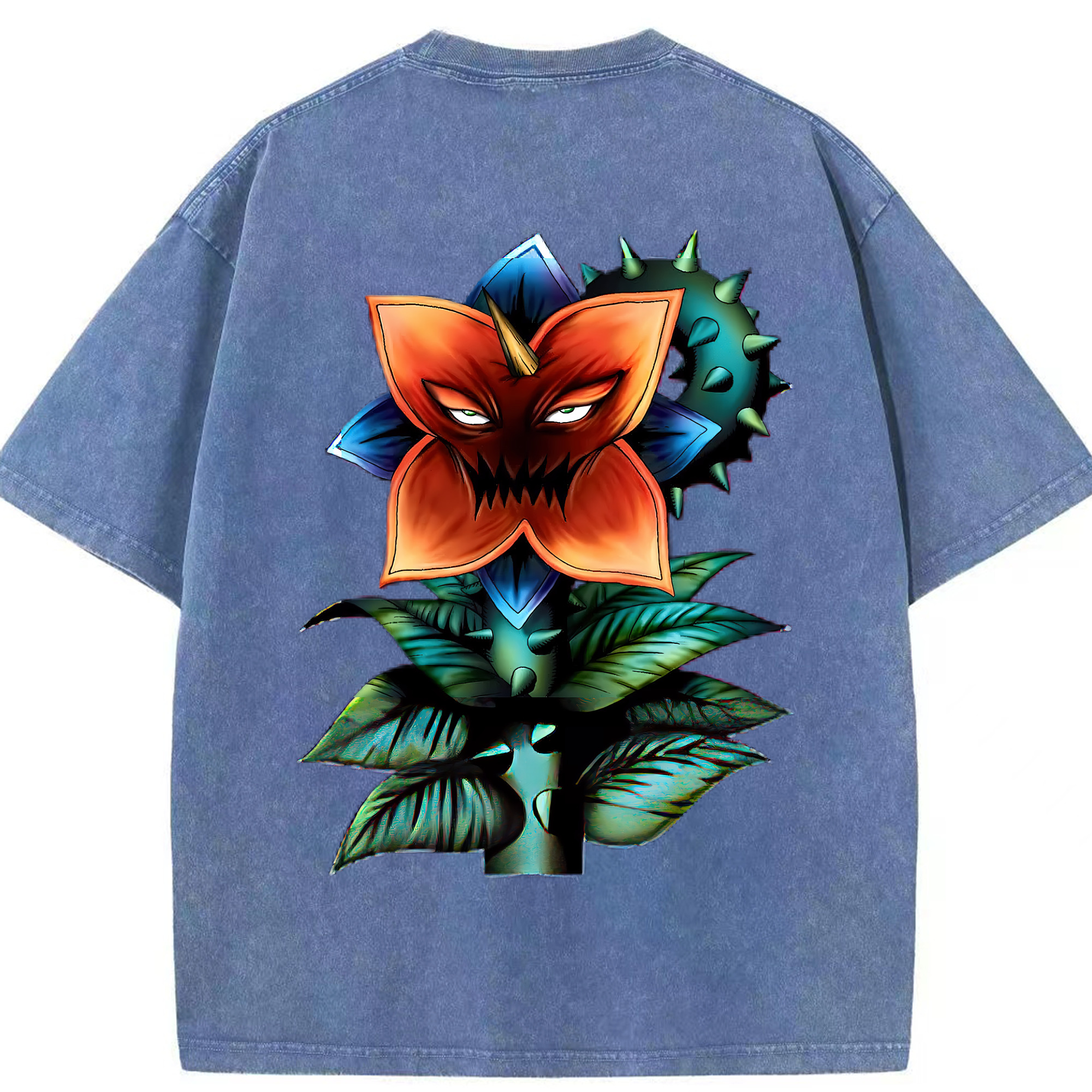 （画像用） 遊☆戯☆王 Yu-Gi-Oh! 綿100% ヴィンテージ風 半袖Tシャツ（背面プリント）