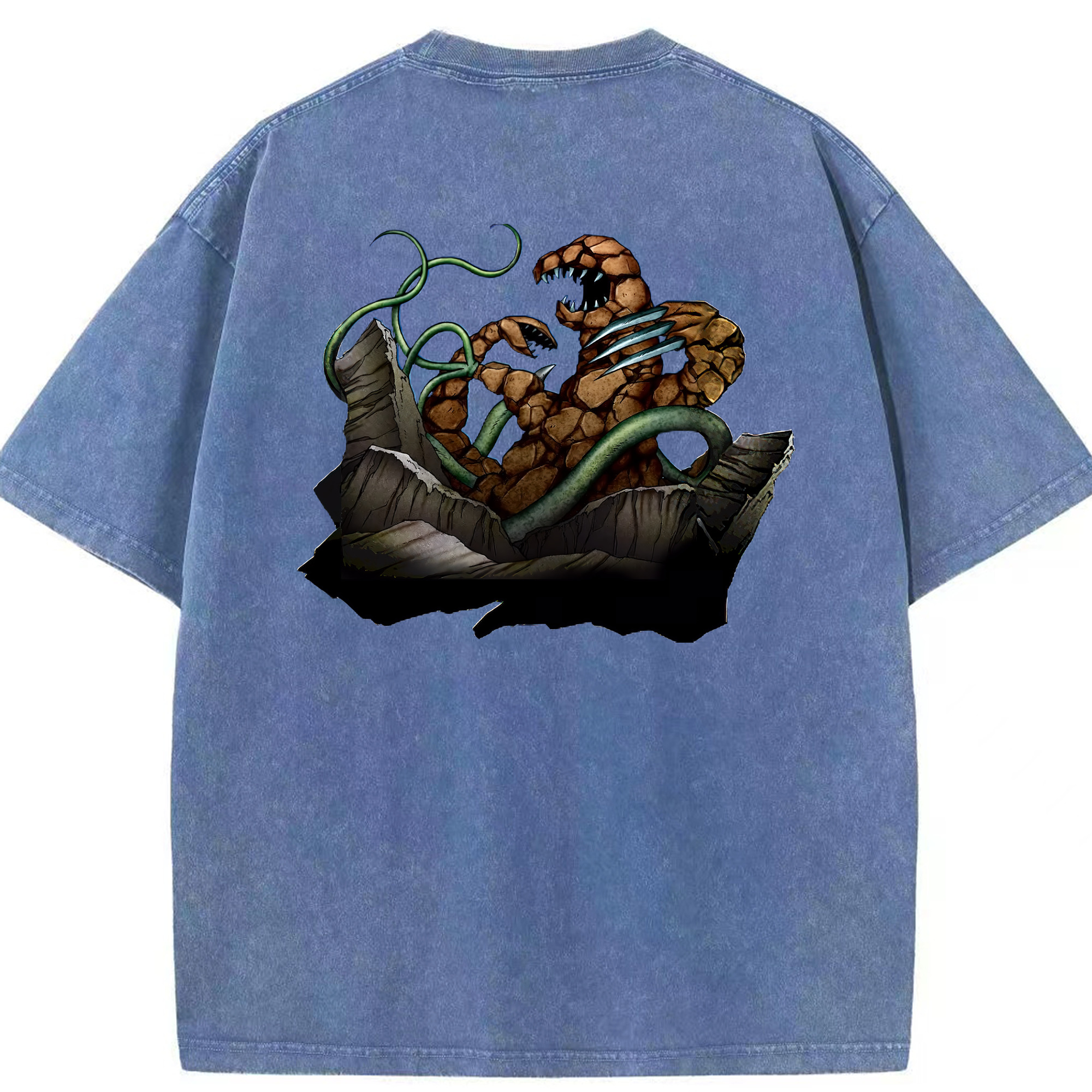 （画像用） 遊☆戯☆王 Yu-Gi-Oh! 綿100% ヴィンテージ風 半袖Tシャツ（背面プリント）