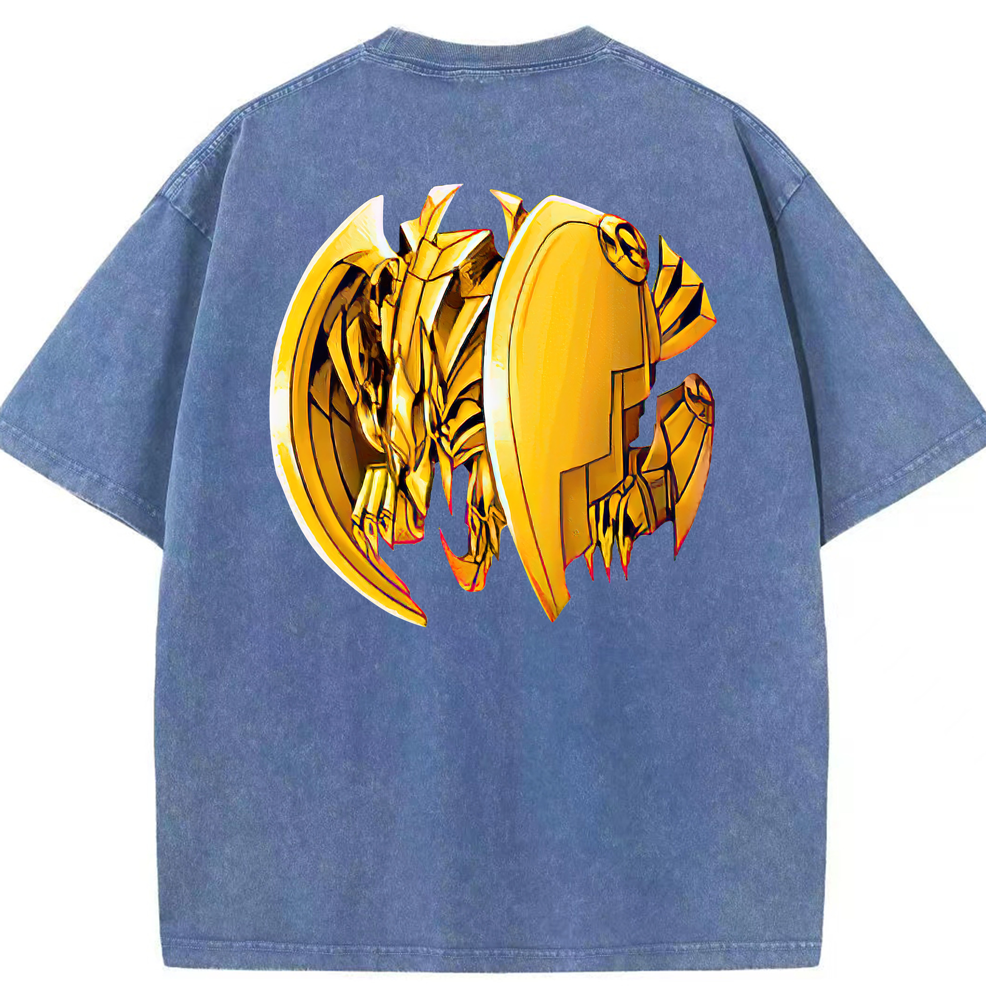 （画像用） 遊☆戯☆王 Yu-Gi-Oh! 綿100% ヴィンテージ風 半袖Tシャツ（背面プリント）